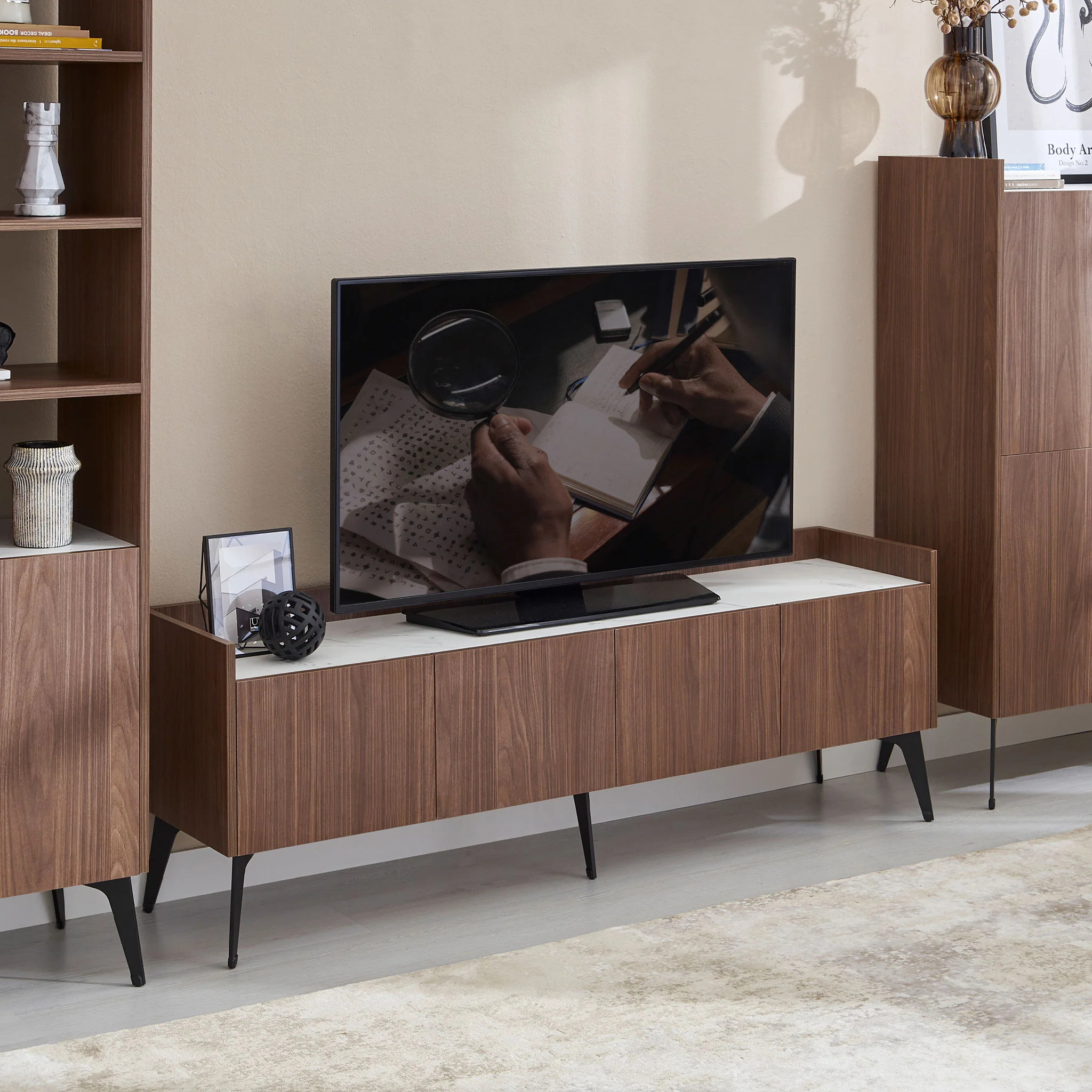PETER Comodă TV, 4 uși - Image 6