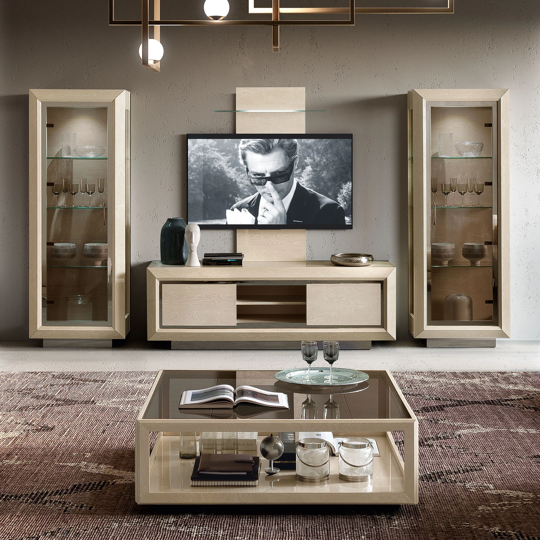PRESTIGE Vitrină 1 ușă, LED inclus - Image 33