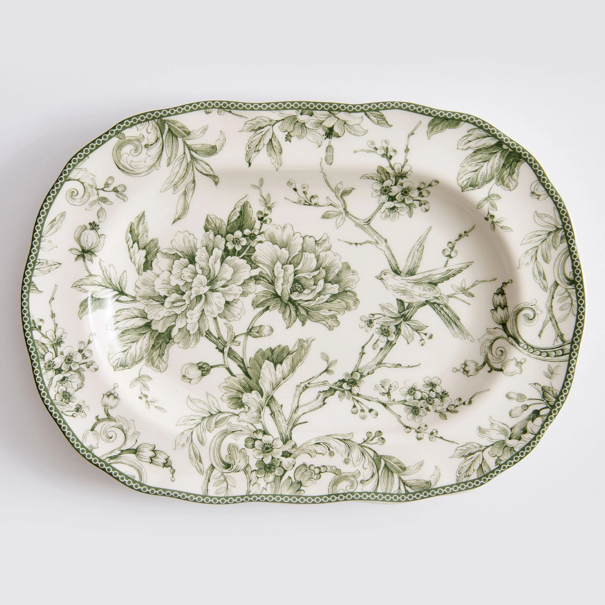 ADELAIDE Platou servire, porțelan, L.35cm