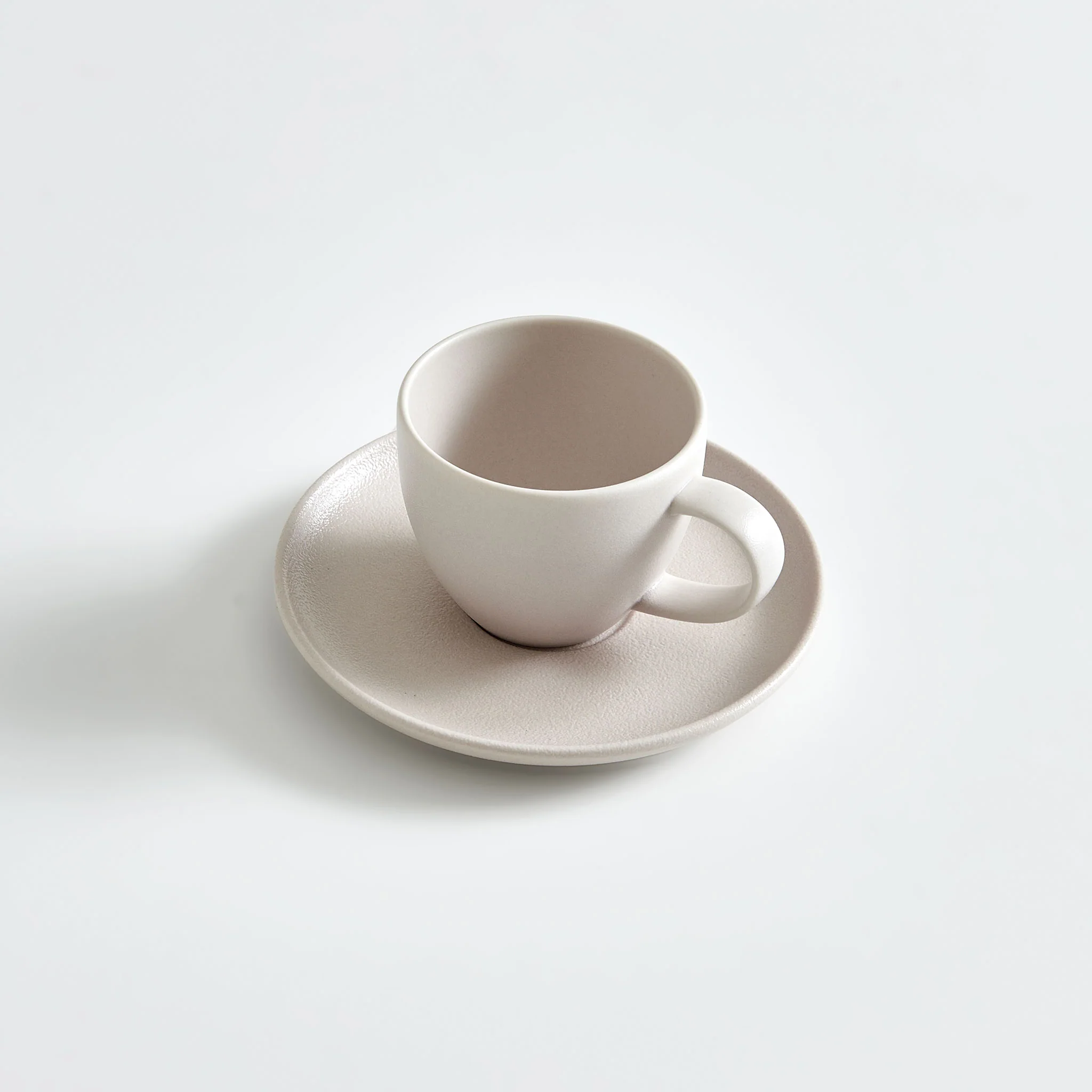 SAND Ceașcă cu farfurioară, porțelan, 100ml - Image 3