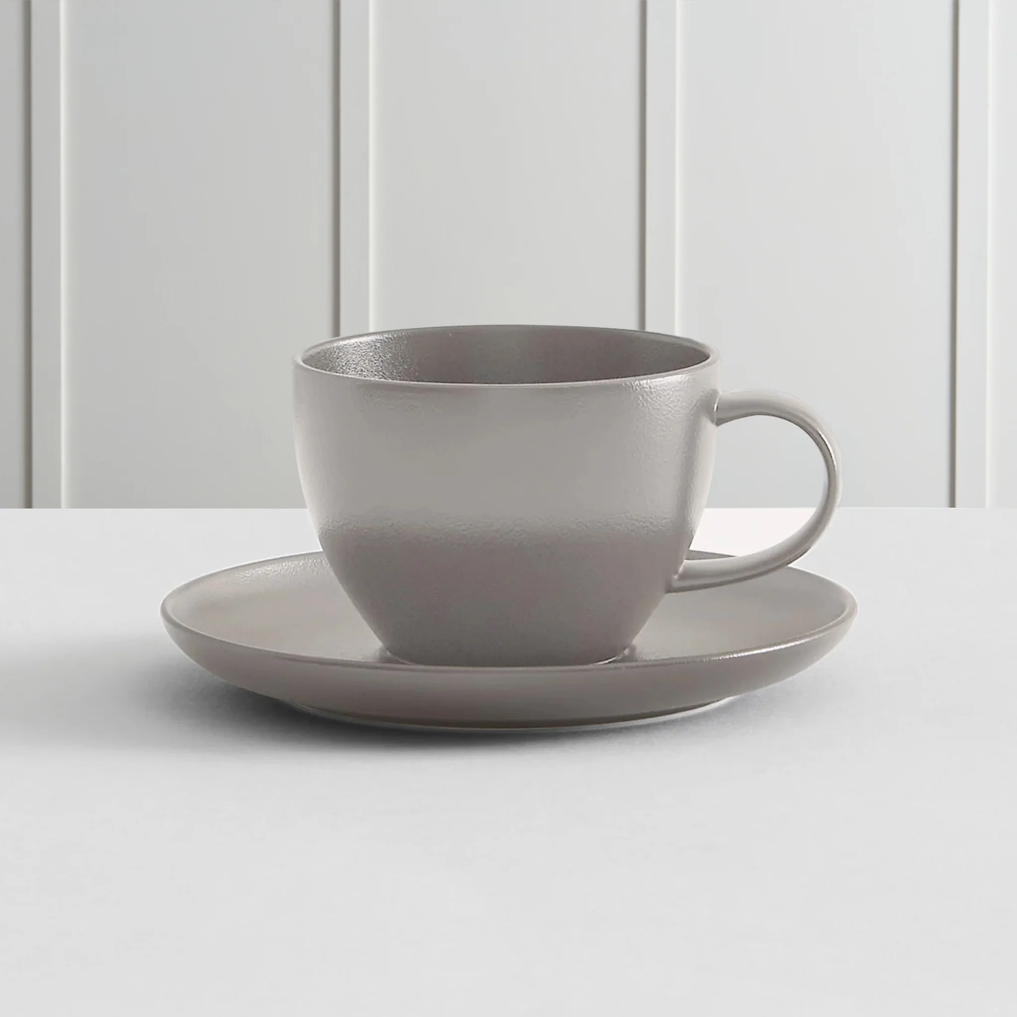 SAND Ceașcă și farfurioară, porțelan, 250ml - Image 20