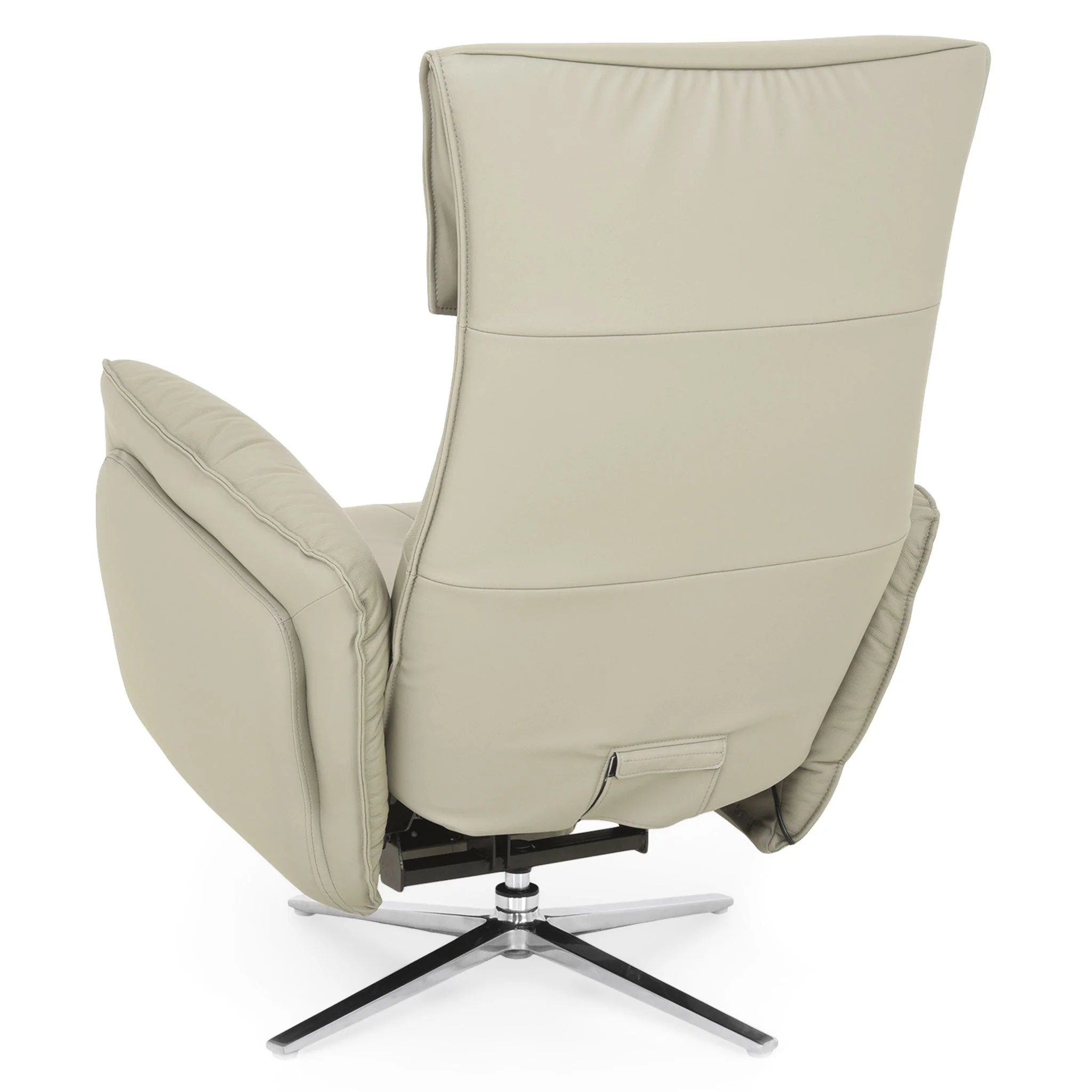 ALDWIN Fotoliu cu recliner electric, piele - Articol resigilat - Image 12