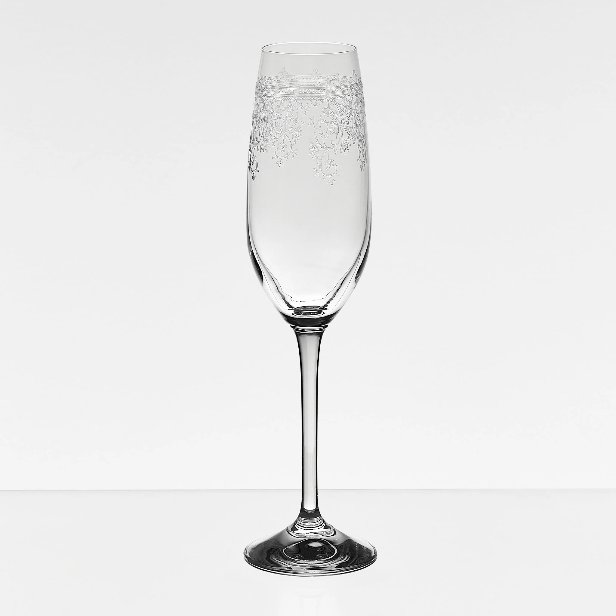 OSCAR Set 6 pahare șampanie, sticlă, 205ml - Image 2