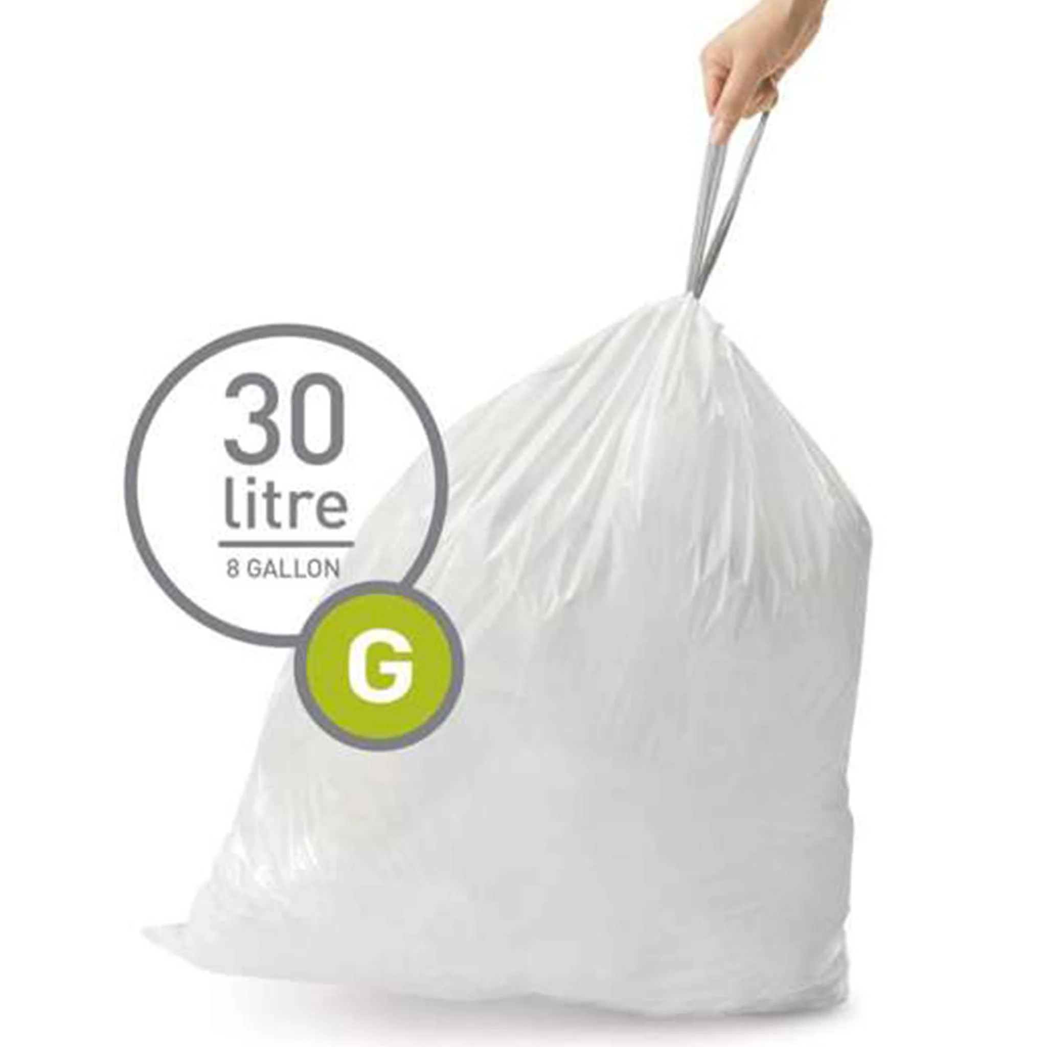 SIMPLEHUMAN Set 60 saci gunoi, 30L - Image 2