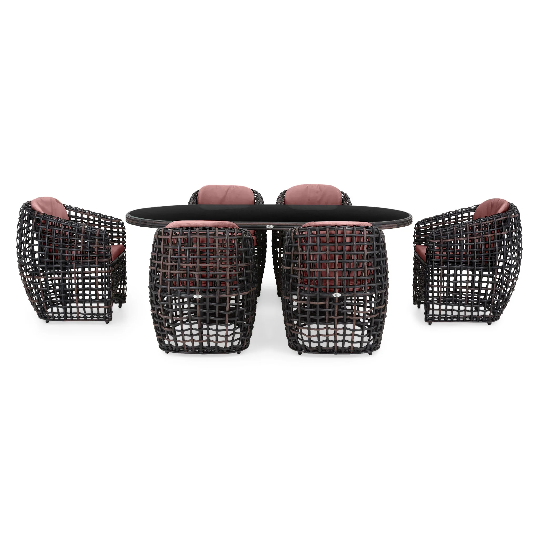 DINASTY Set mobilier terasă/grădină, 6 scaune și masă - Image 29