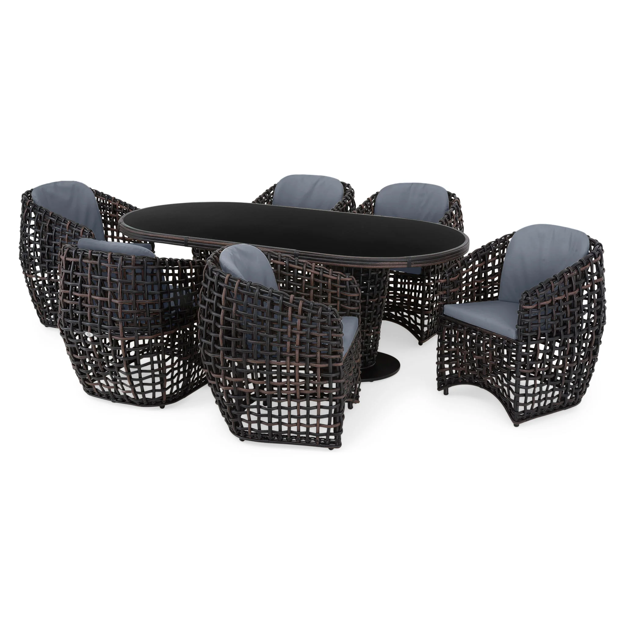 DINASTY Set mobilier terasă/grădină, 6 scaune și masă - Image 34