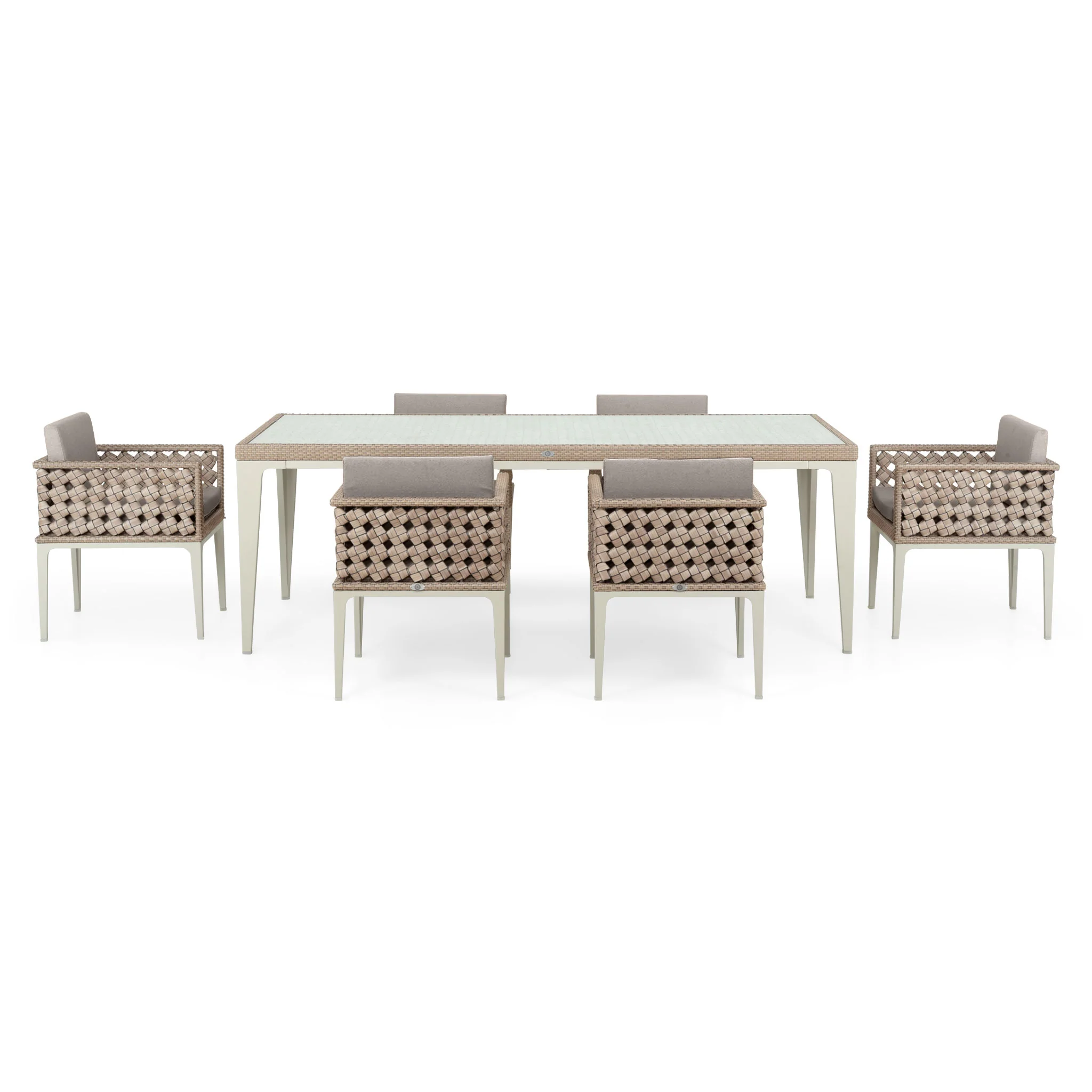 HEART Set mobilier terasă/grădină, 6 scaune și masă - Image 10