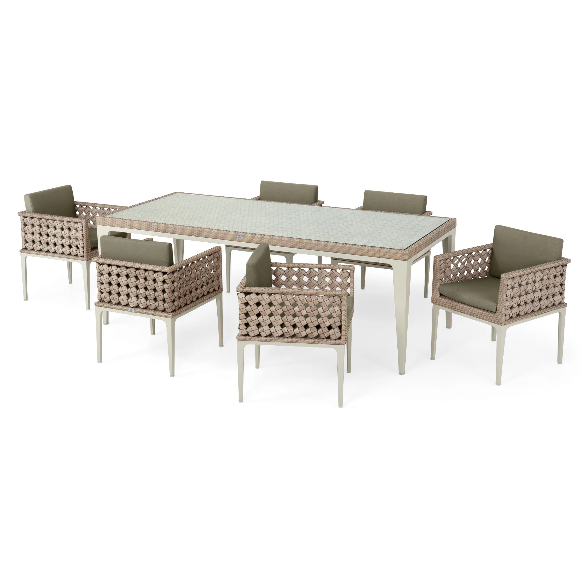 HEART Set mobilier terasă/grădină, 6 scaune și masă - Image 55