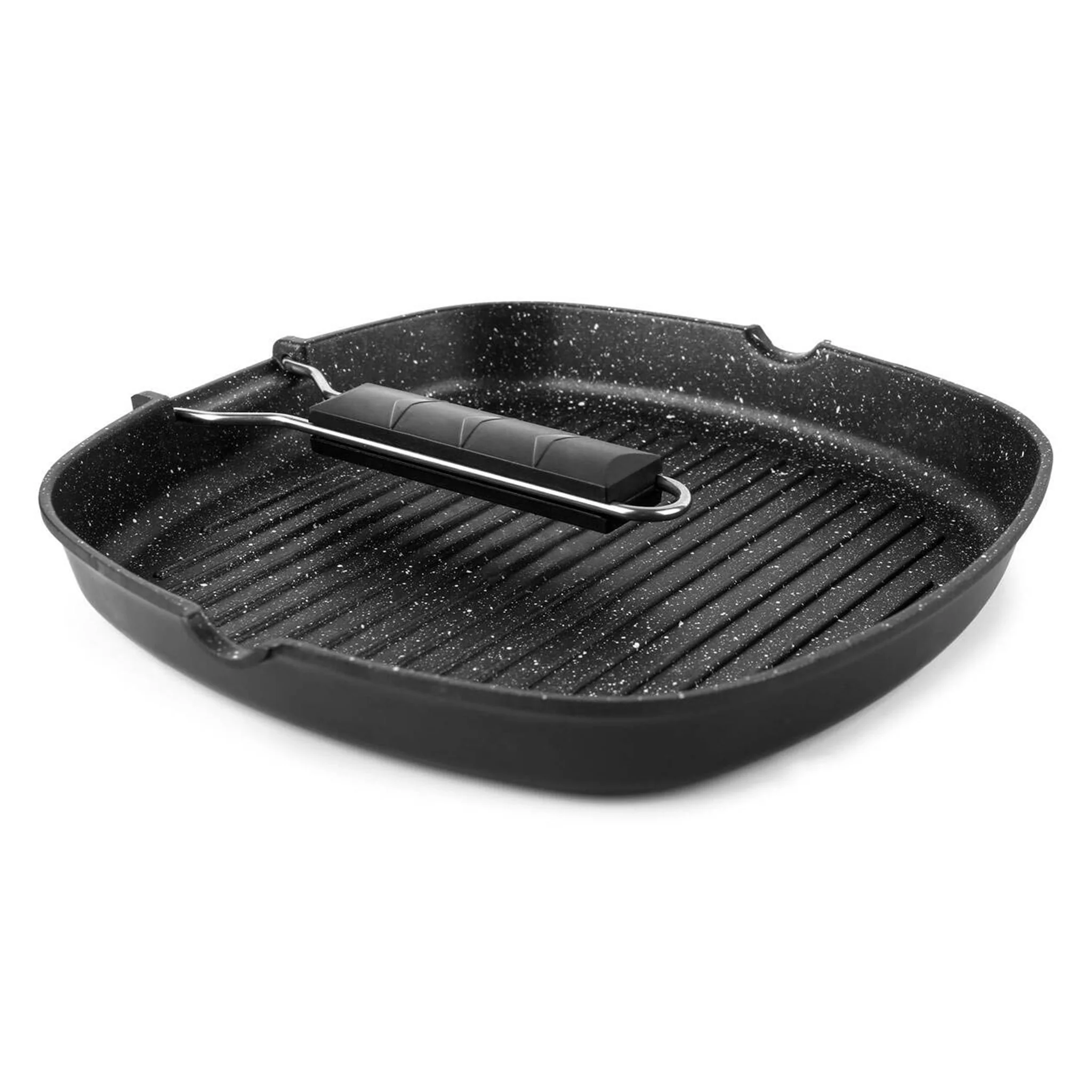 QUTTIN Tigaie grill, aluminiu, L.28cm - Image 4