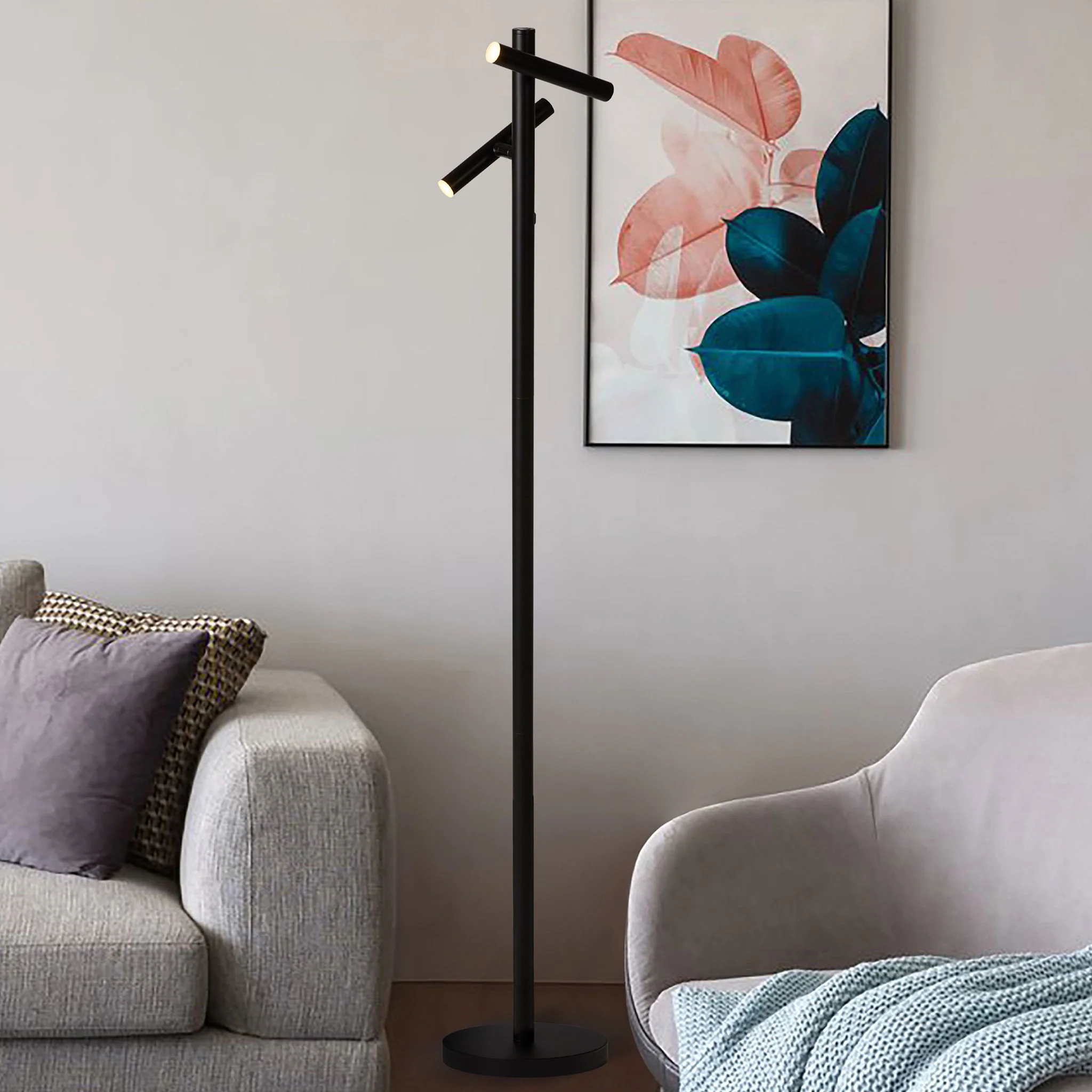 RECHARGEABLE Lampadar 2x5W LED - Image 3