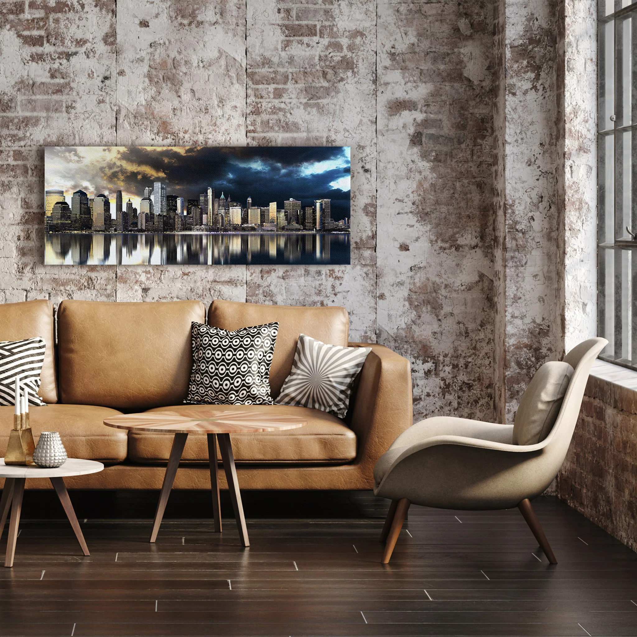 GOLD CITY Tablou canvas - Image 2