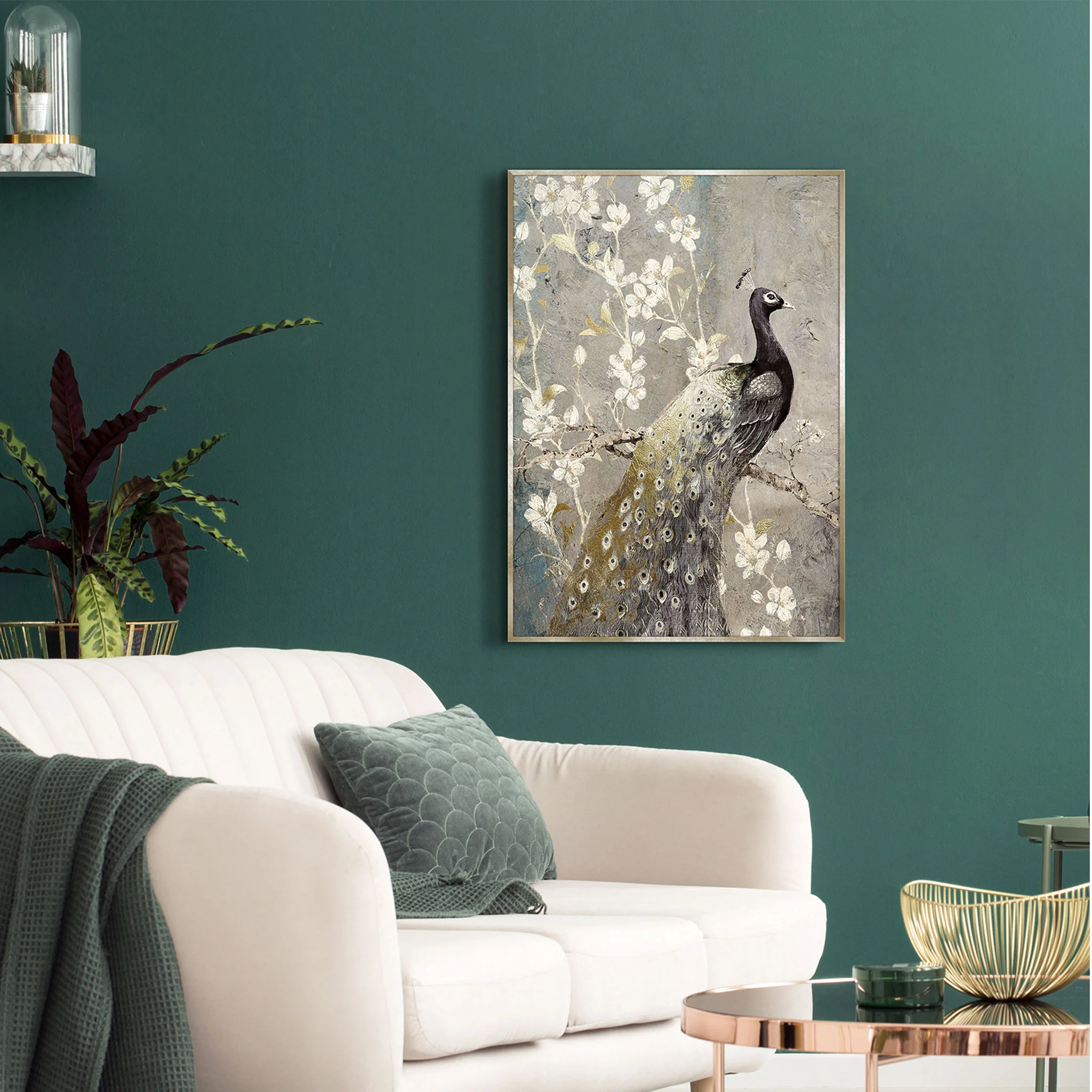 PEACOCK Tablou canvas - Image 12