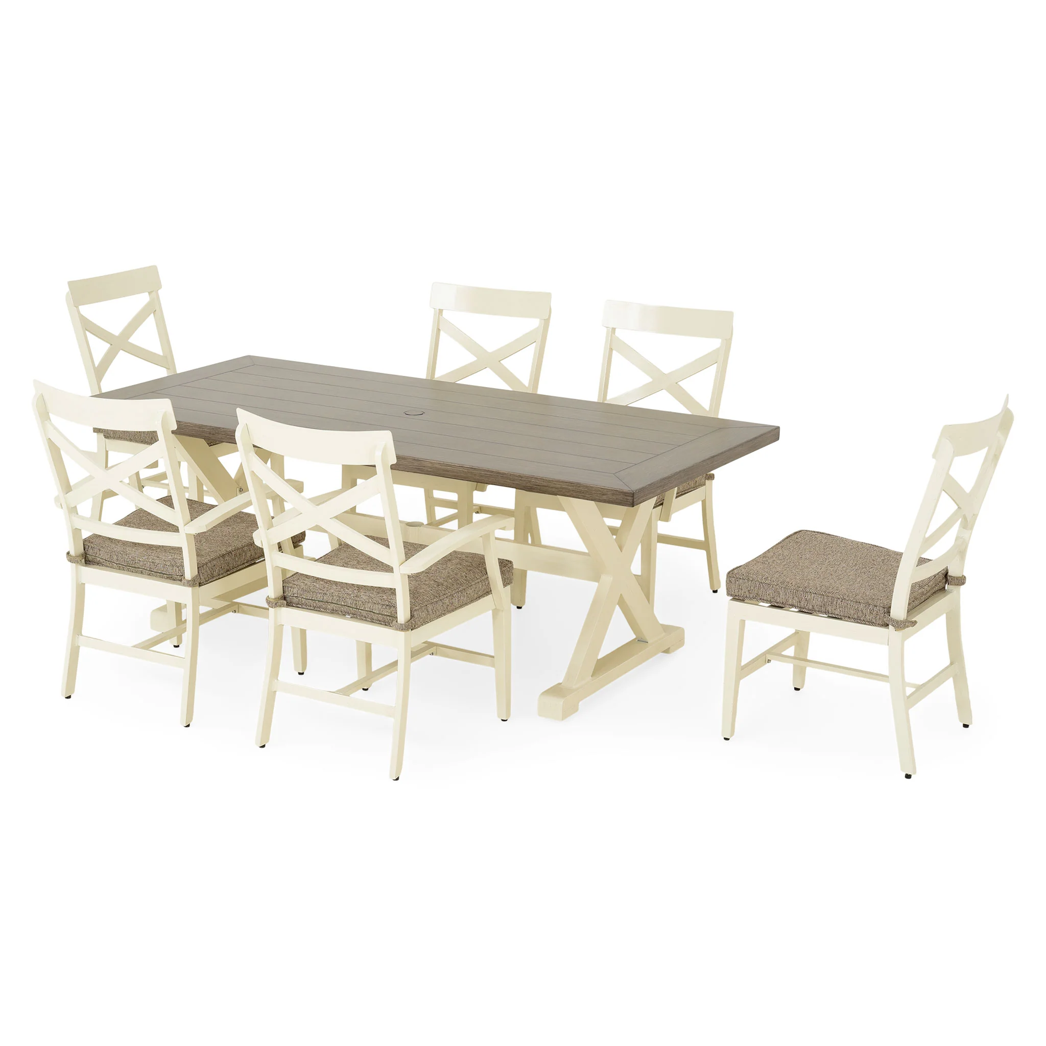 SIRIO Set mobilier terasă/grădină, 6 scaune și masă - Image 2