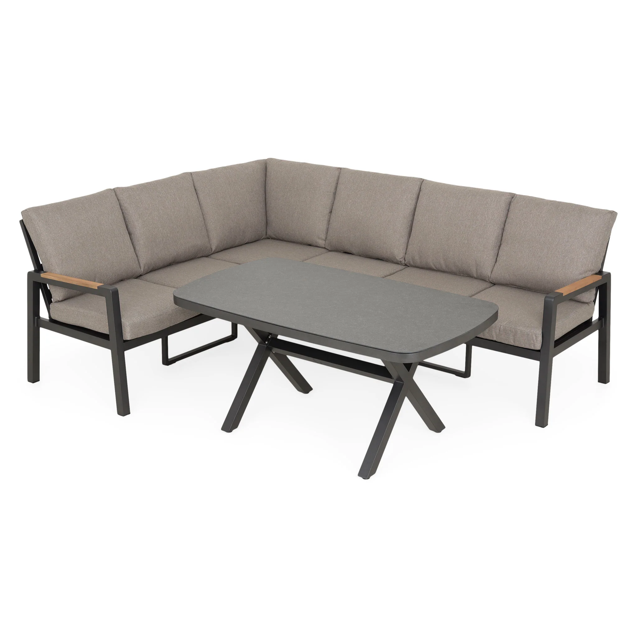 TREINTA Set mobilier terasă/grădină, colțar și masă - Image 3