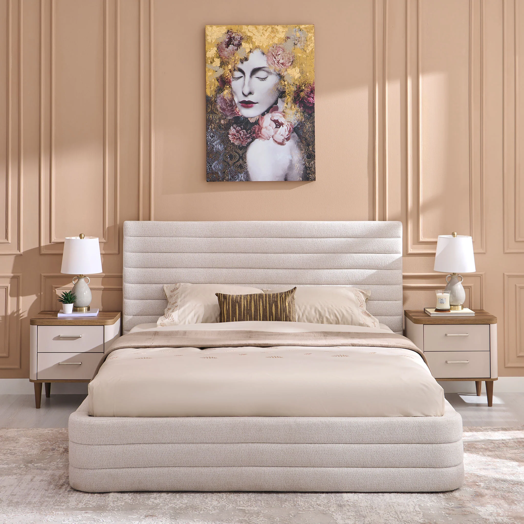 MARAIS Pat tapițat, 160x200cm - Image 2