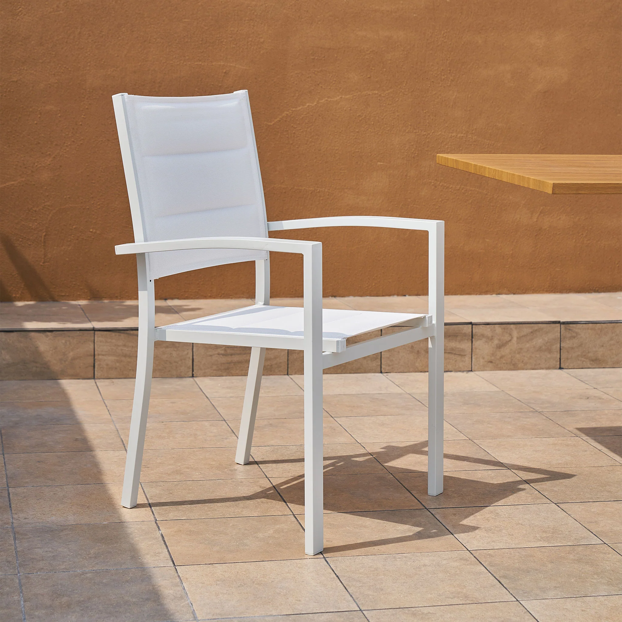 DRESDEN Set mobilier terasă/grădină, 4 scaune și masă extensibilă - Image 8