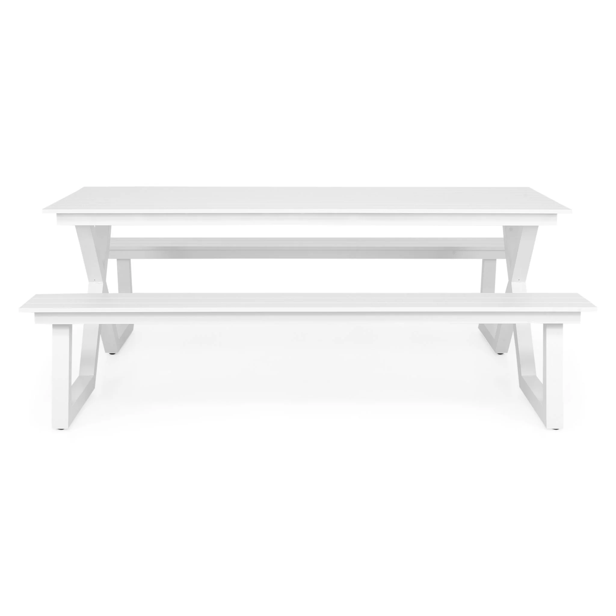 ITHAQUE Set mobilier gradina/terasa, masa cu 2 banchete