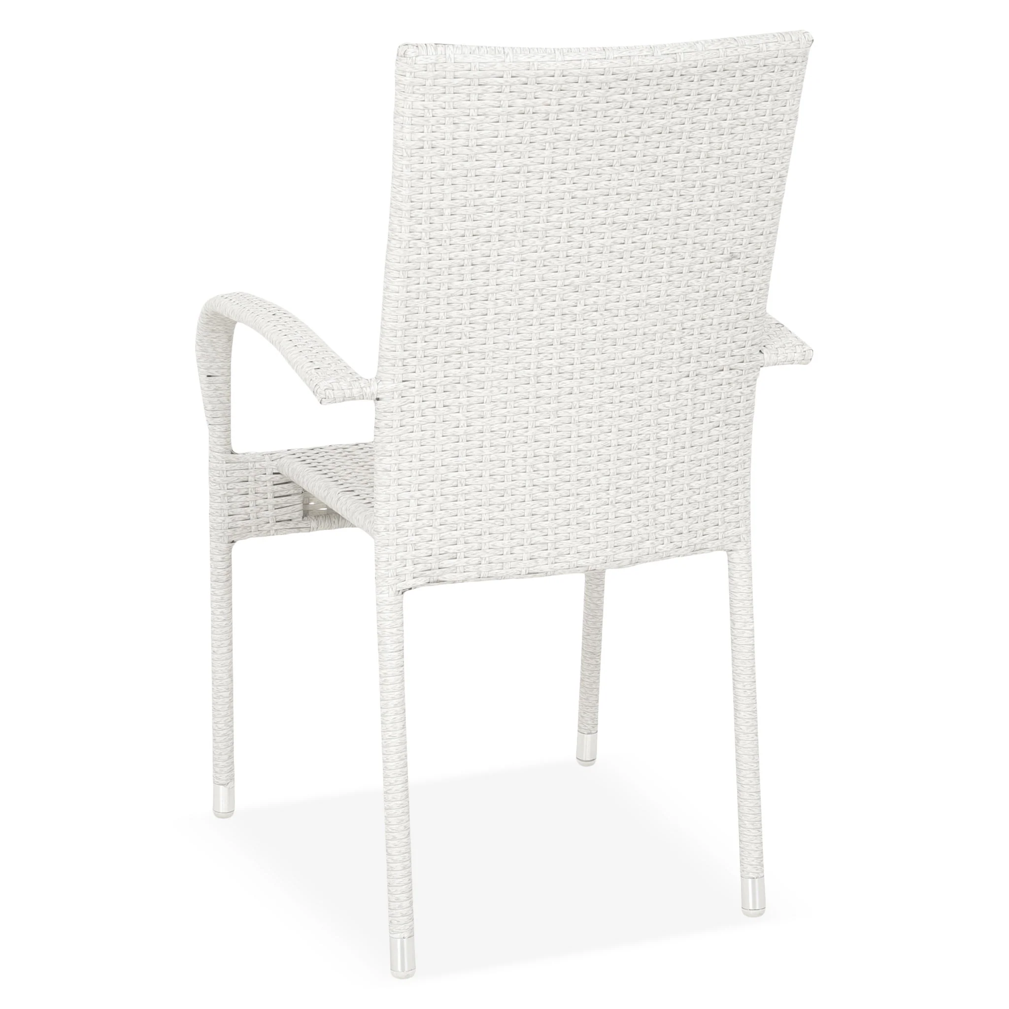 PRESLEY Set mobilier grădină/terasă, masă și 4 scaune suprapozabile - Image 15