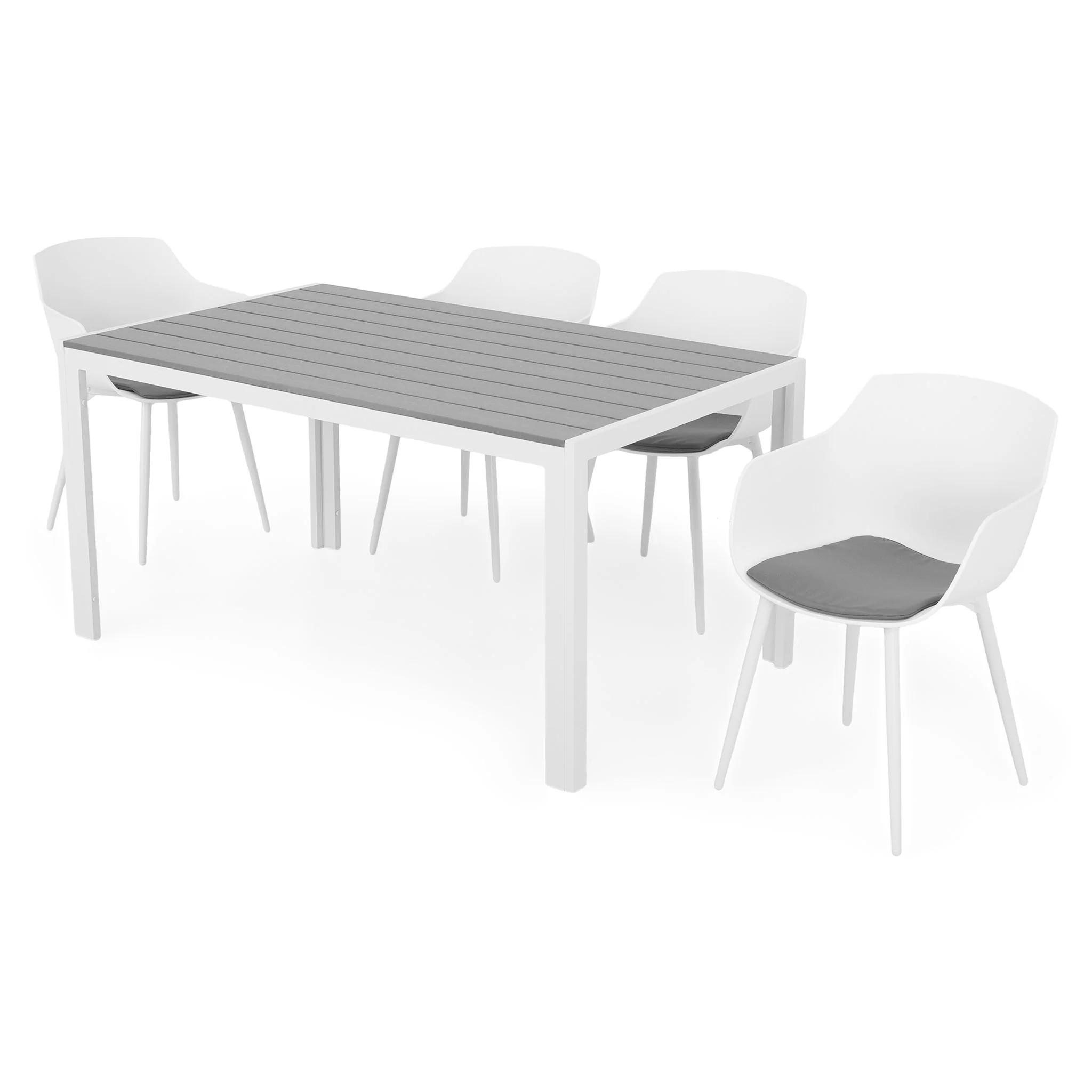 ENCORE/PACO Set mobilier terasă/grădină, 4 scaune și masă - Image 2