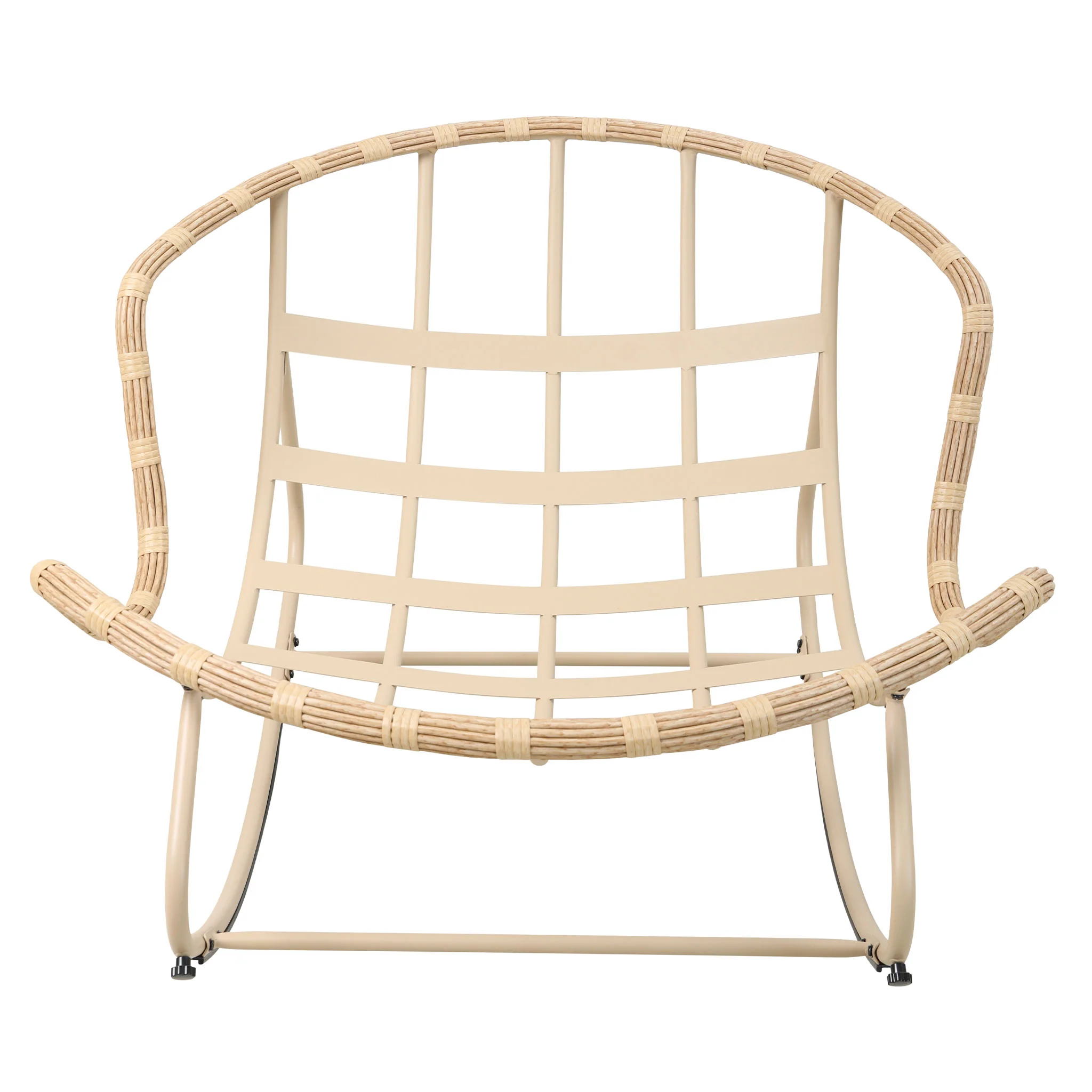 MINSK Set mobilier terasă/grădină, 2 fotolii balansoar și măsuță - Image 5