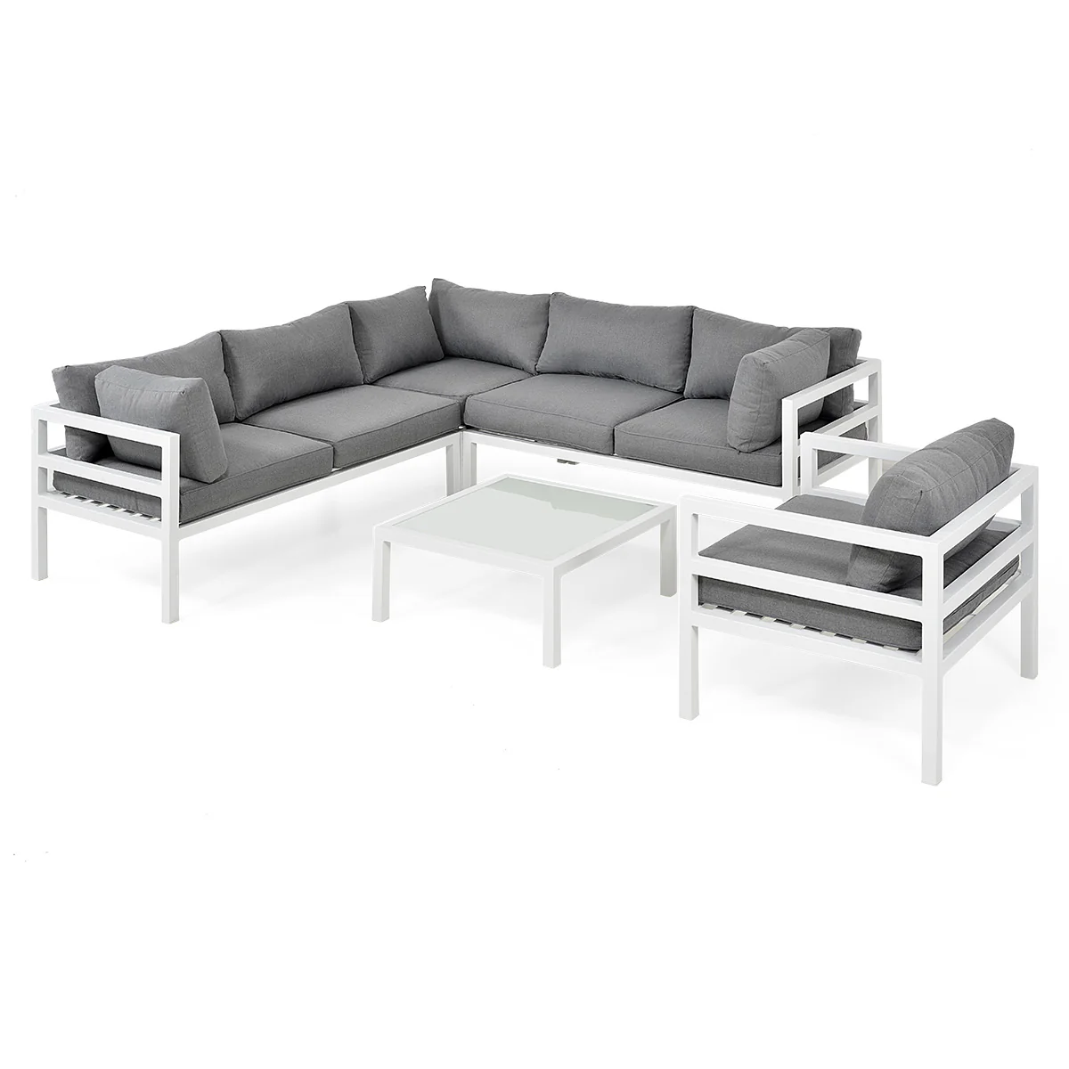 MADRID Set mobilier terasă/grădină, fotoliu, colțar și măsuță - Image 3