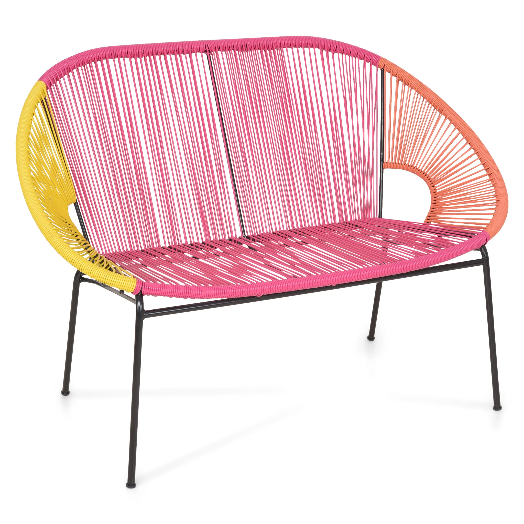 CORFU Set mobilier terasă/grădină 2 fotolii, canapea și măsuță - Image 16