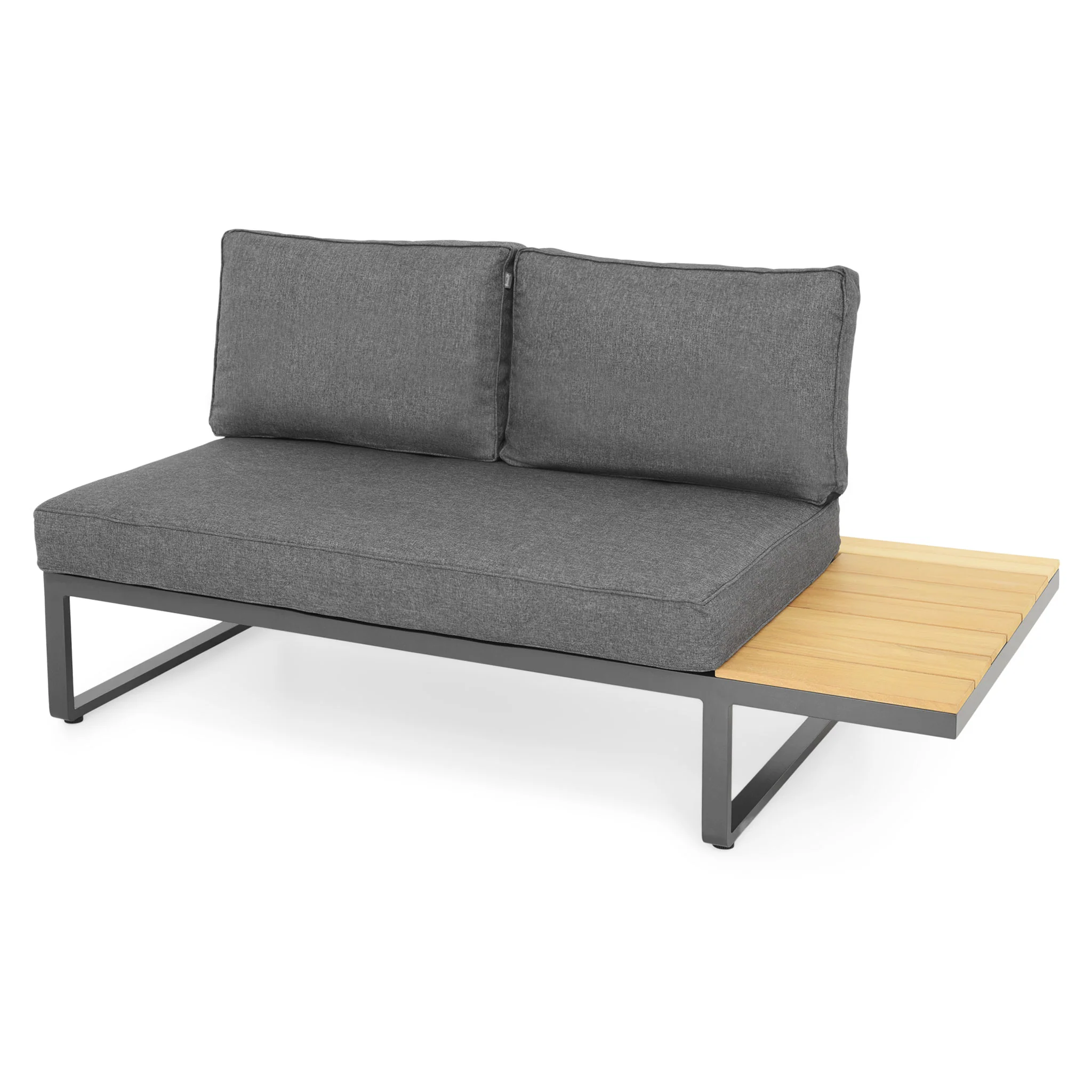 BUFFALO Set mobilier terasă/grădină, 2 taburete, 2 canapele și măsuță - Image 6
