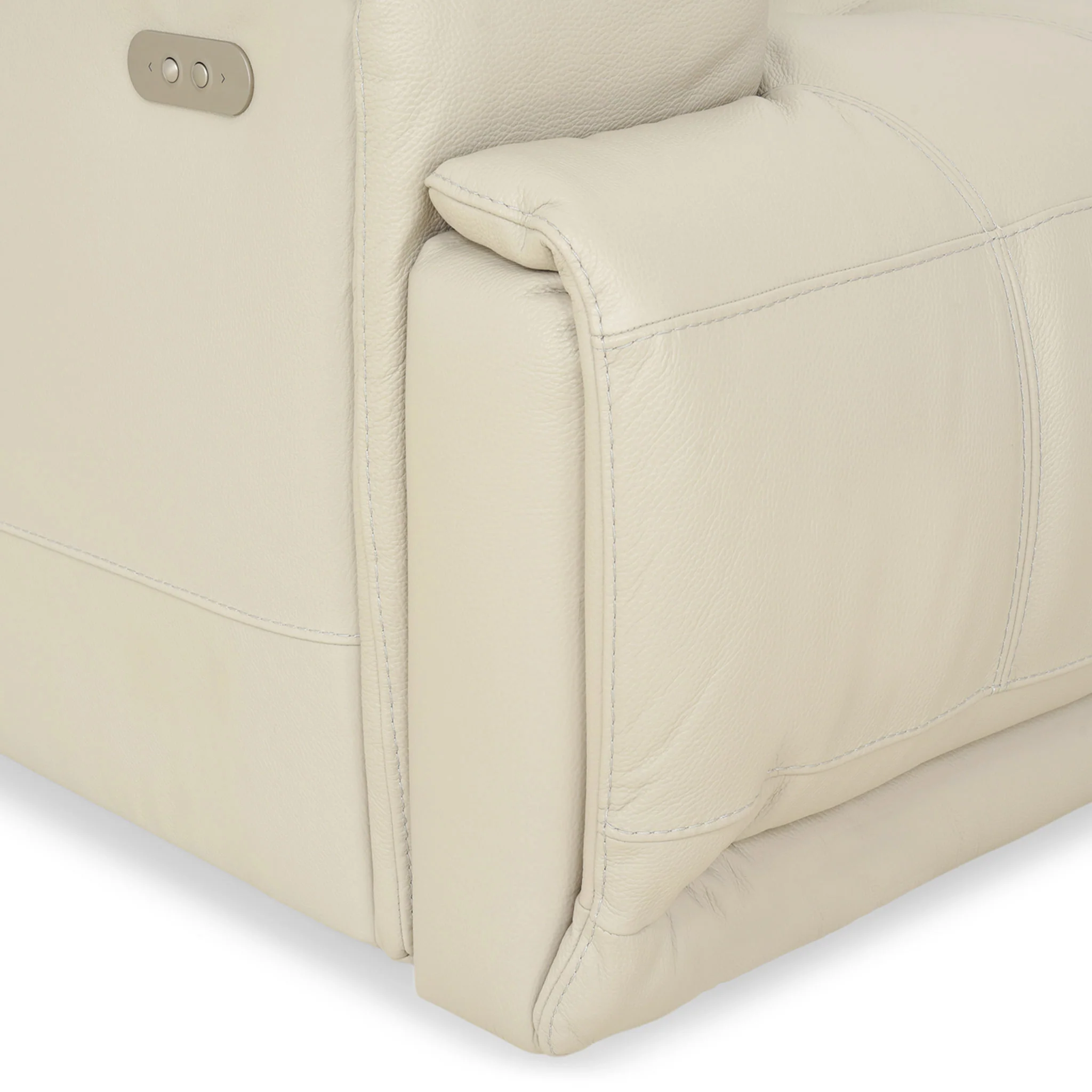 SANTIAGO Fotoliu cu recliner electric, piele - Image 14