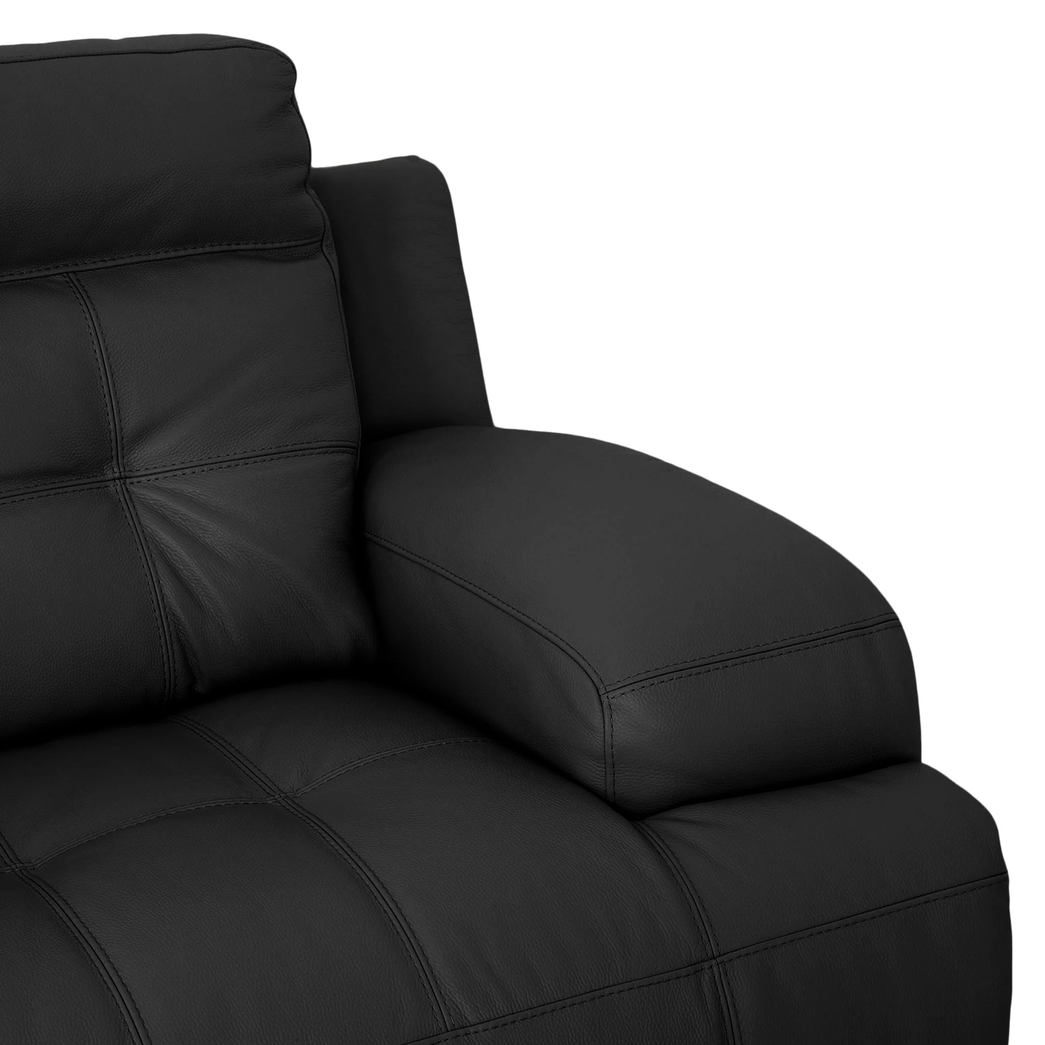 SANTIAGO Fotoliu cu recliner electric, piele - Image 23
