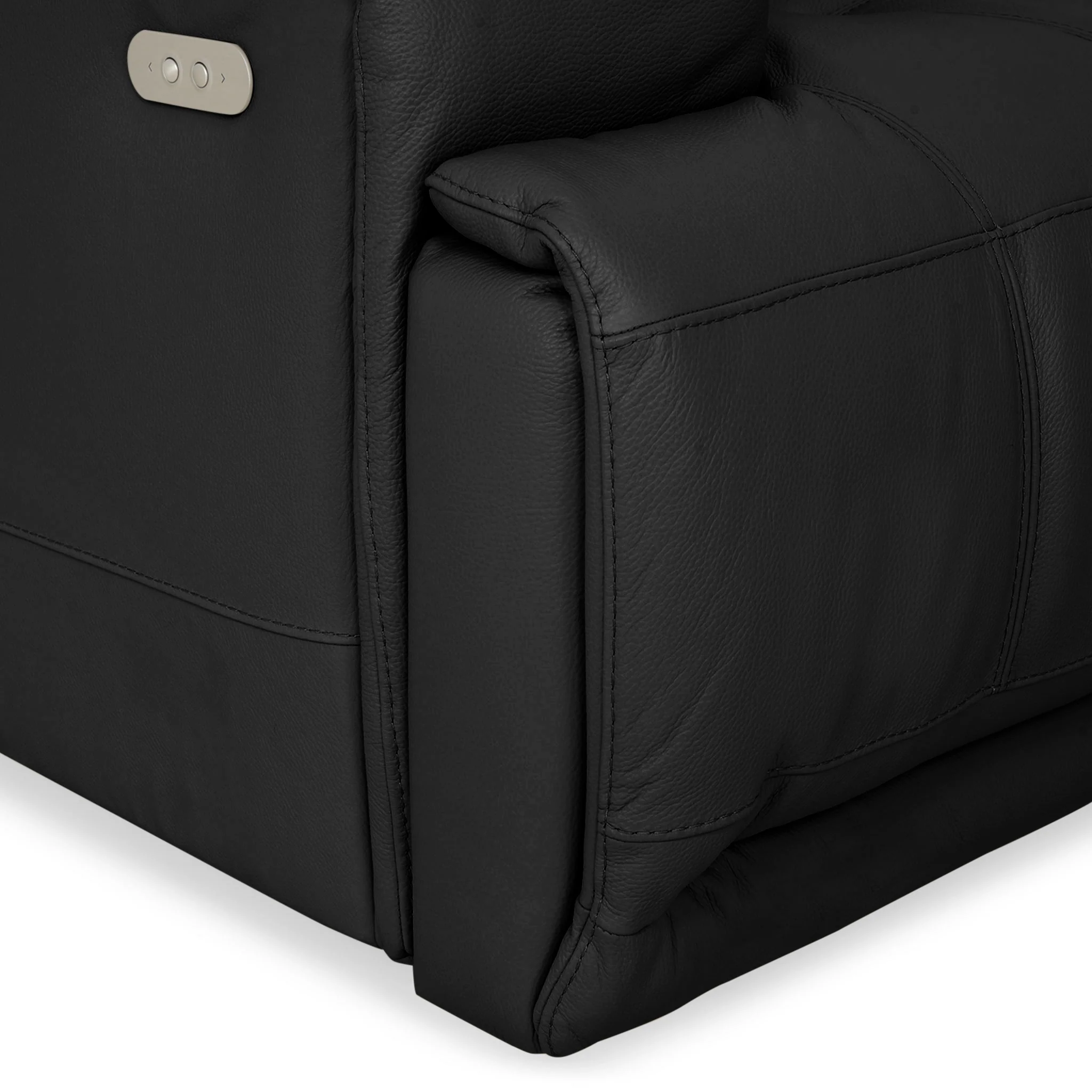 SANTIAGO Fotoliu cu recliner electric, piele - Image 24
