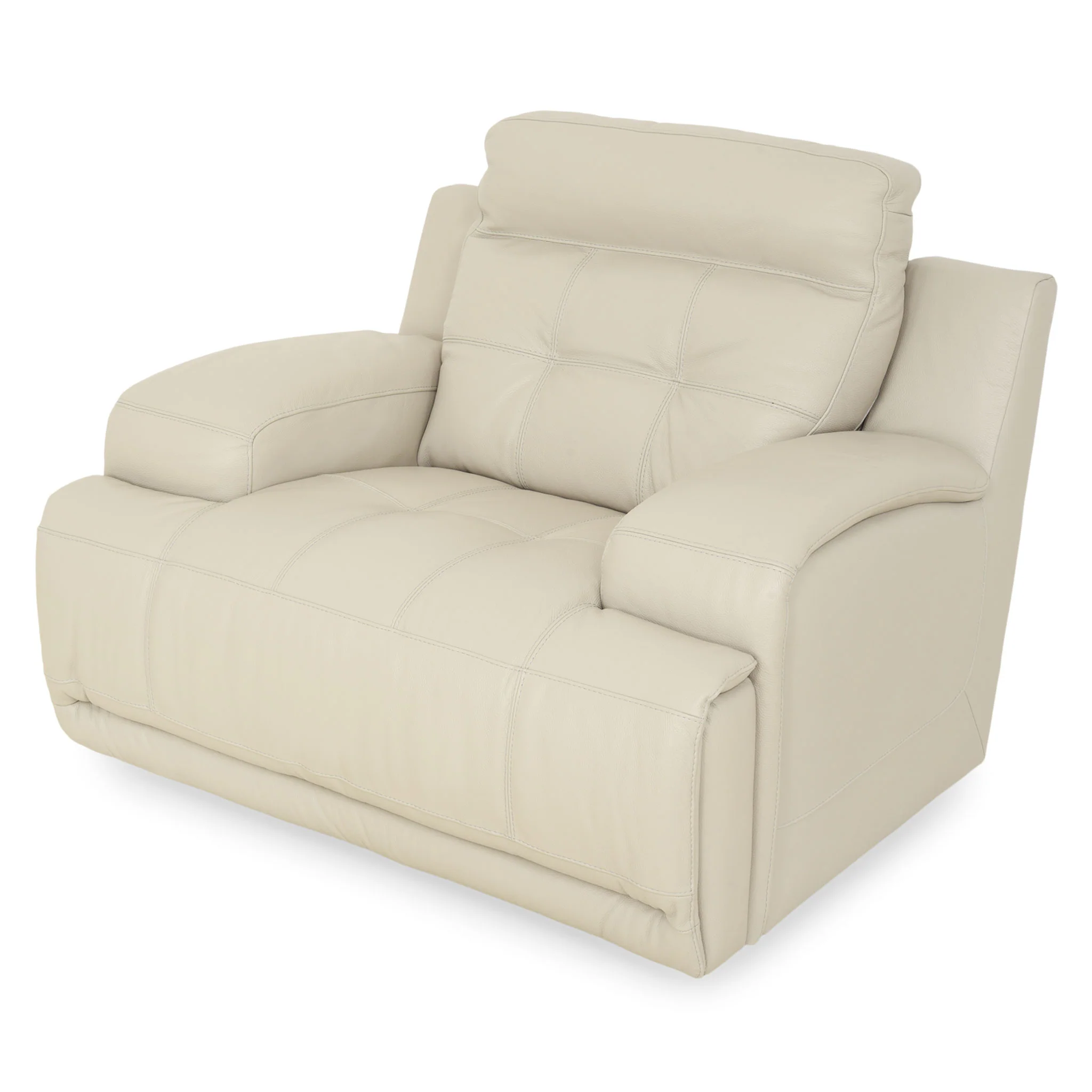 SANTIAGO Fotoliu cu recliner electric, piele - Image 3