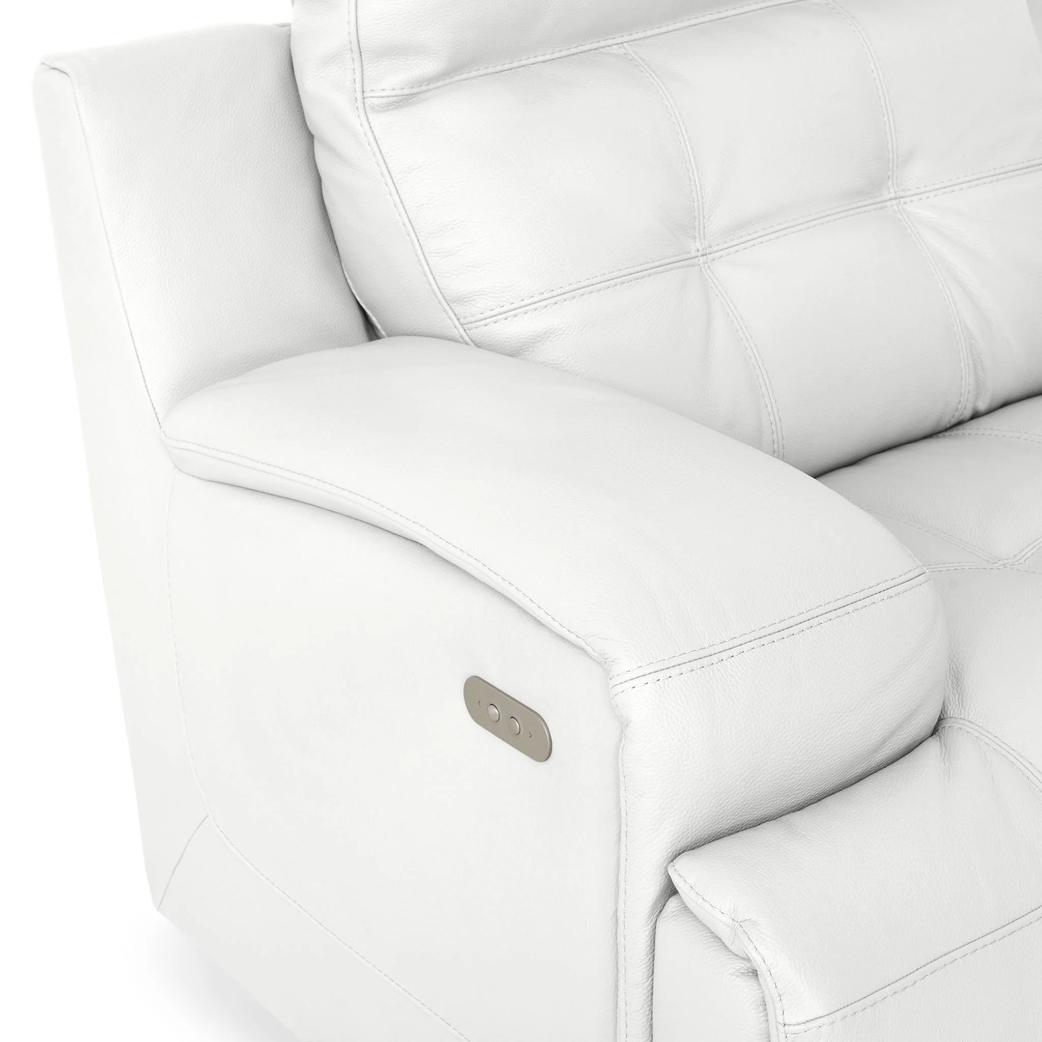 SANTIAGO Fotoliu cu recliner electric, piele - Image 31