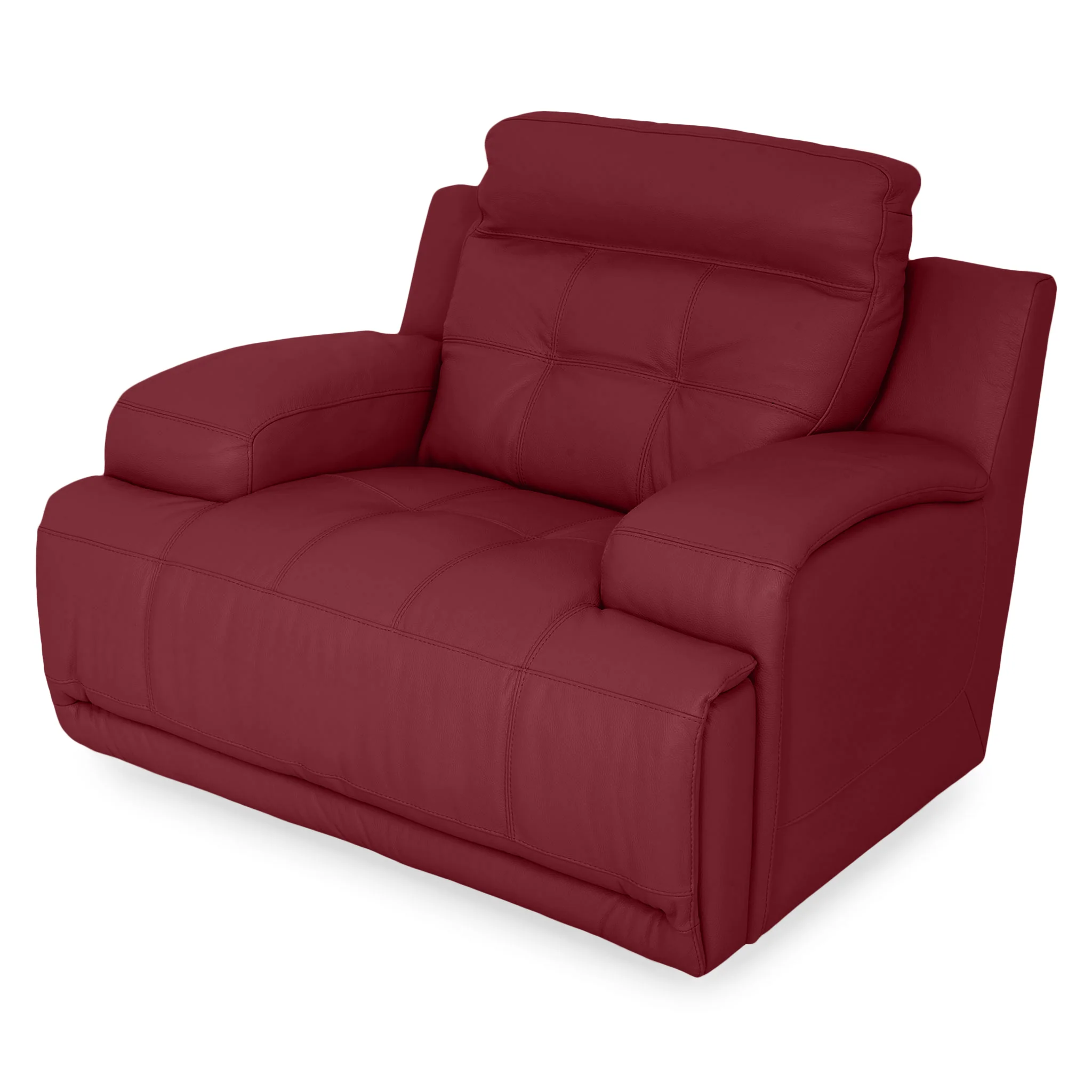 SANTIAGO Fotoliu cu recliner electric, piele - Image 35