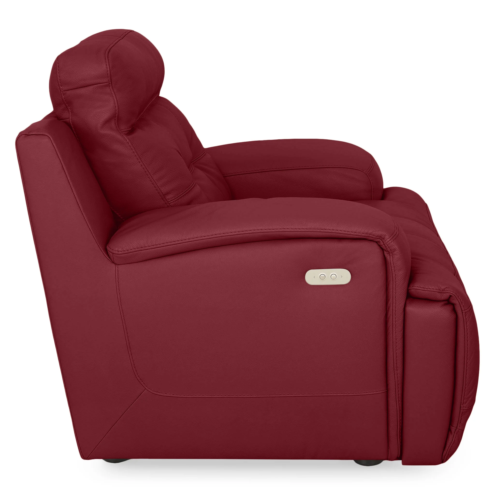 SANTIAGO Fotoliu cu recliner electric, piele - Image 37