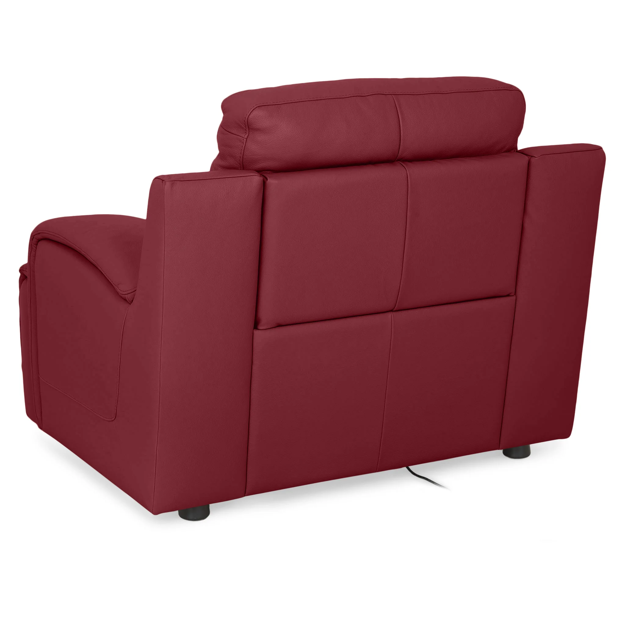 SANTIAGO Fotoliu cu recliner electric, piele - Image 39