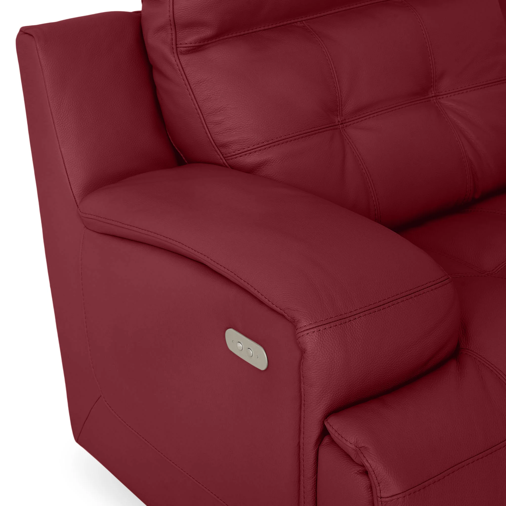 SANTIAGO Fotoliu cu recliner electric, piele - Image 40