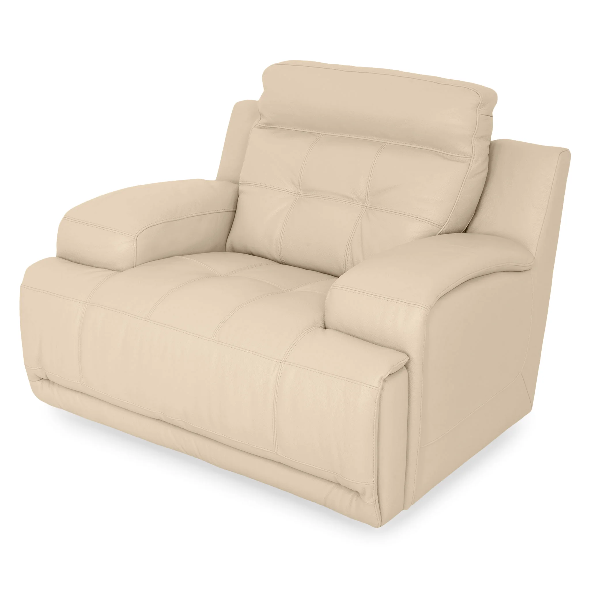 SANTIAGO Fotoliu cu recliner electric, piele - Image 44