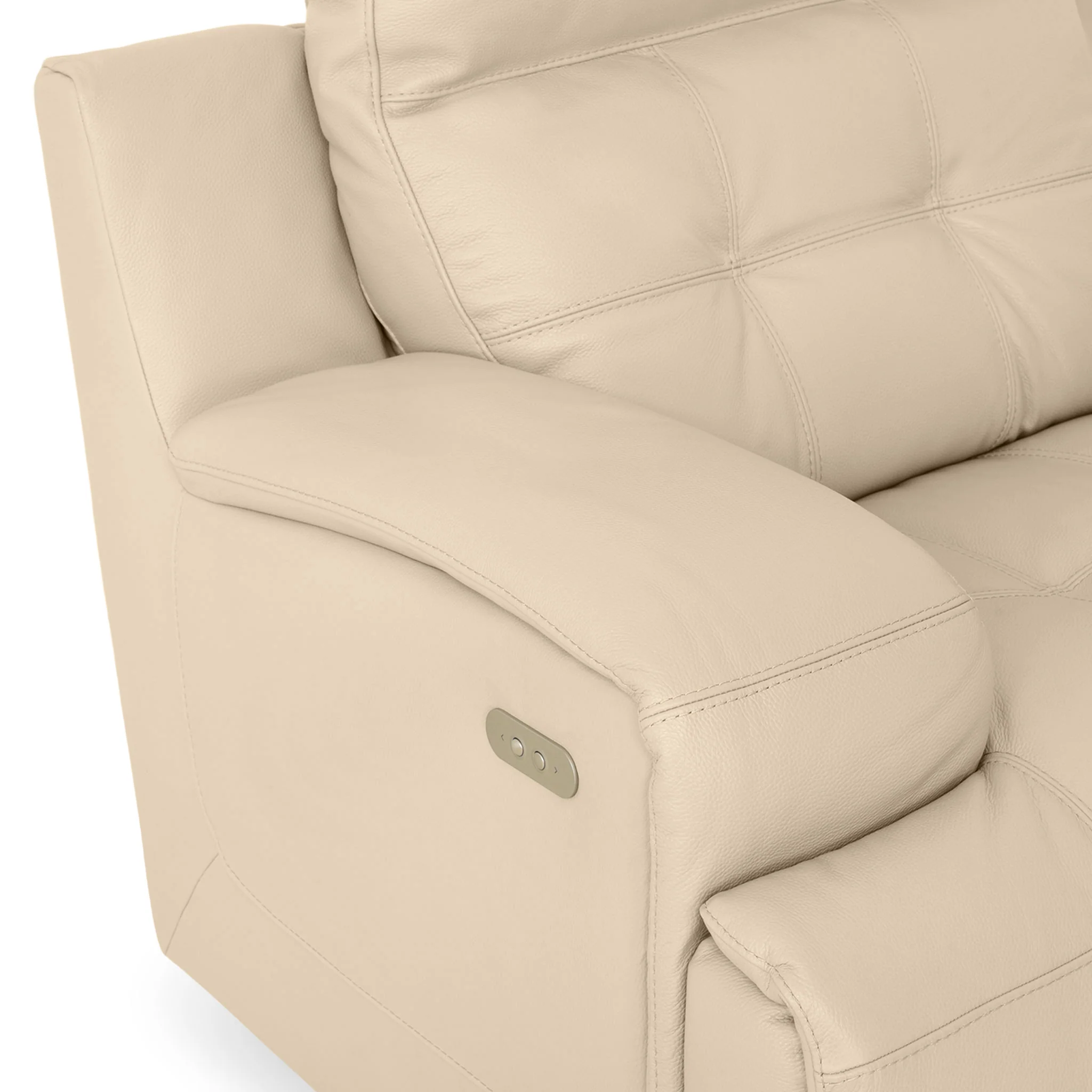 SANTIAGO Fotoliu cu recliner electric, piele - Image 49