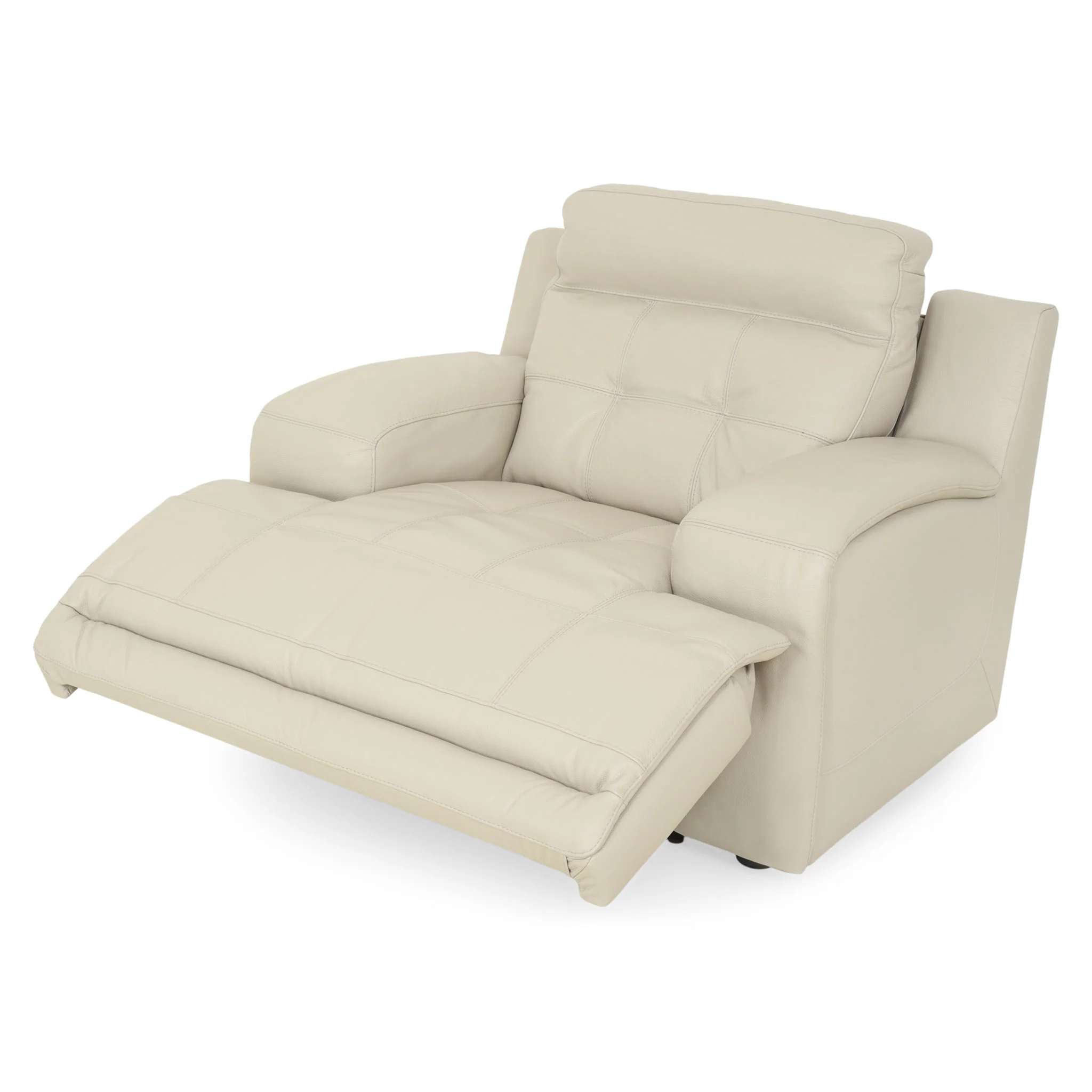 SANTIAGO Fotoliu cu recliner electric, piele - Image 5