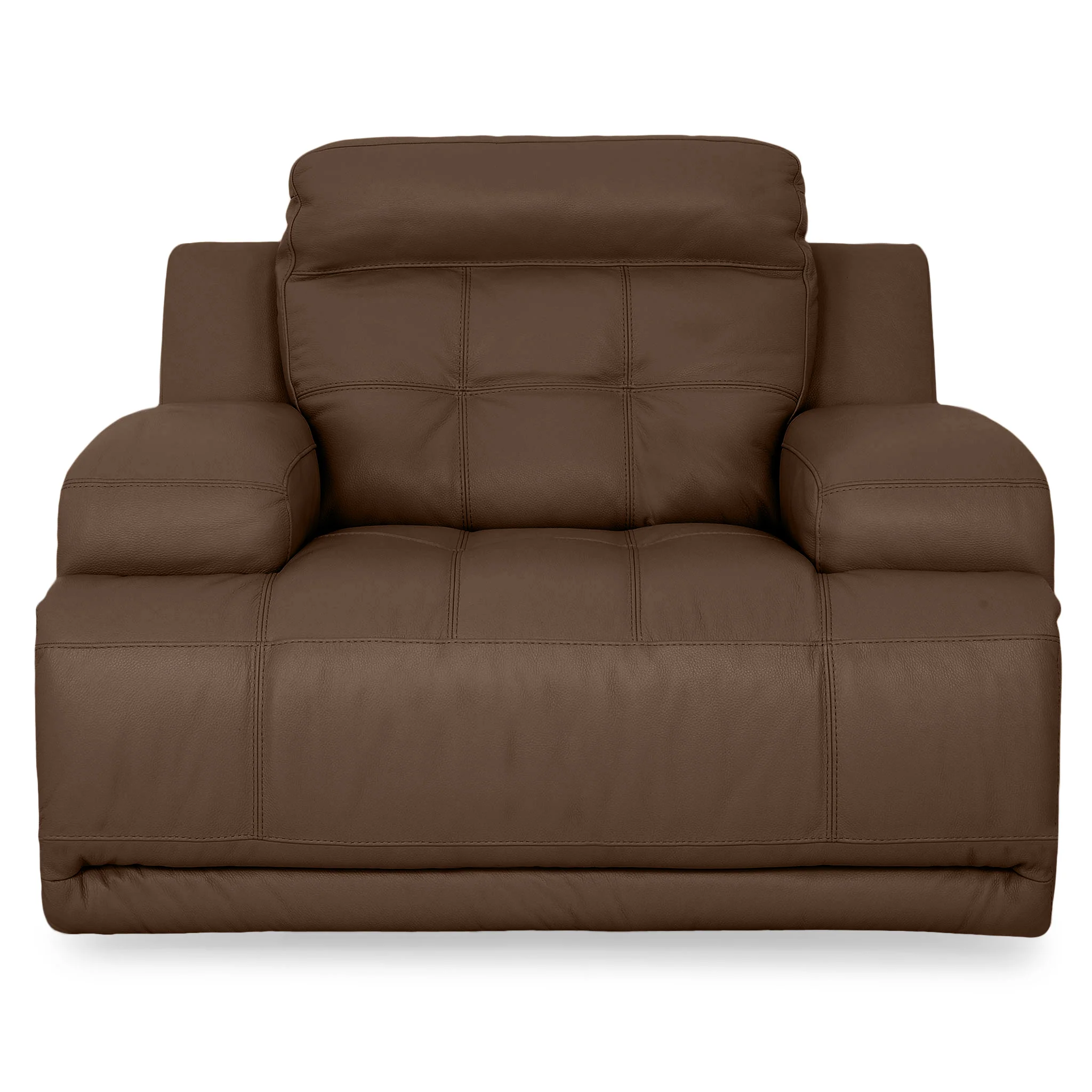 SANTIAGO Fotoliu cu recliner electric, piele - Image 52