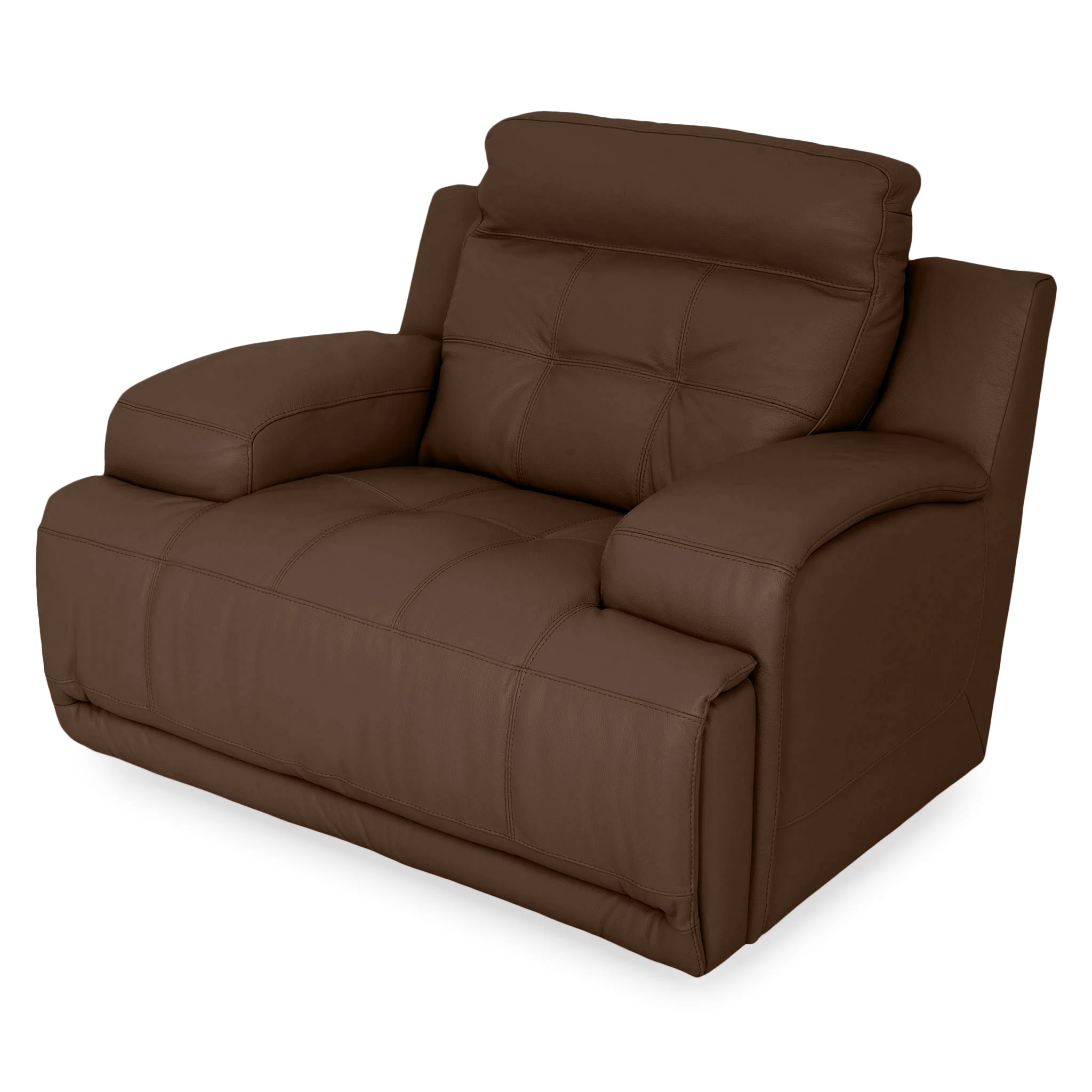 SANTIAGO Fotoliu cu recliner electric, piele - Image 53
