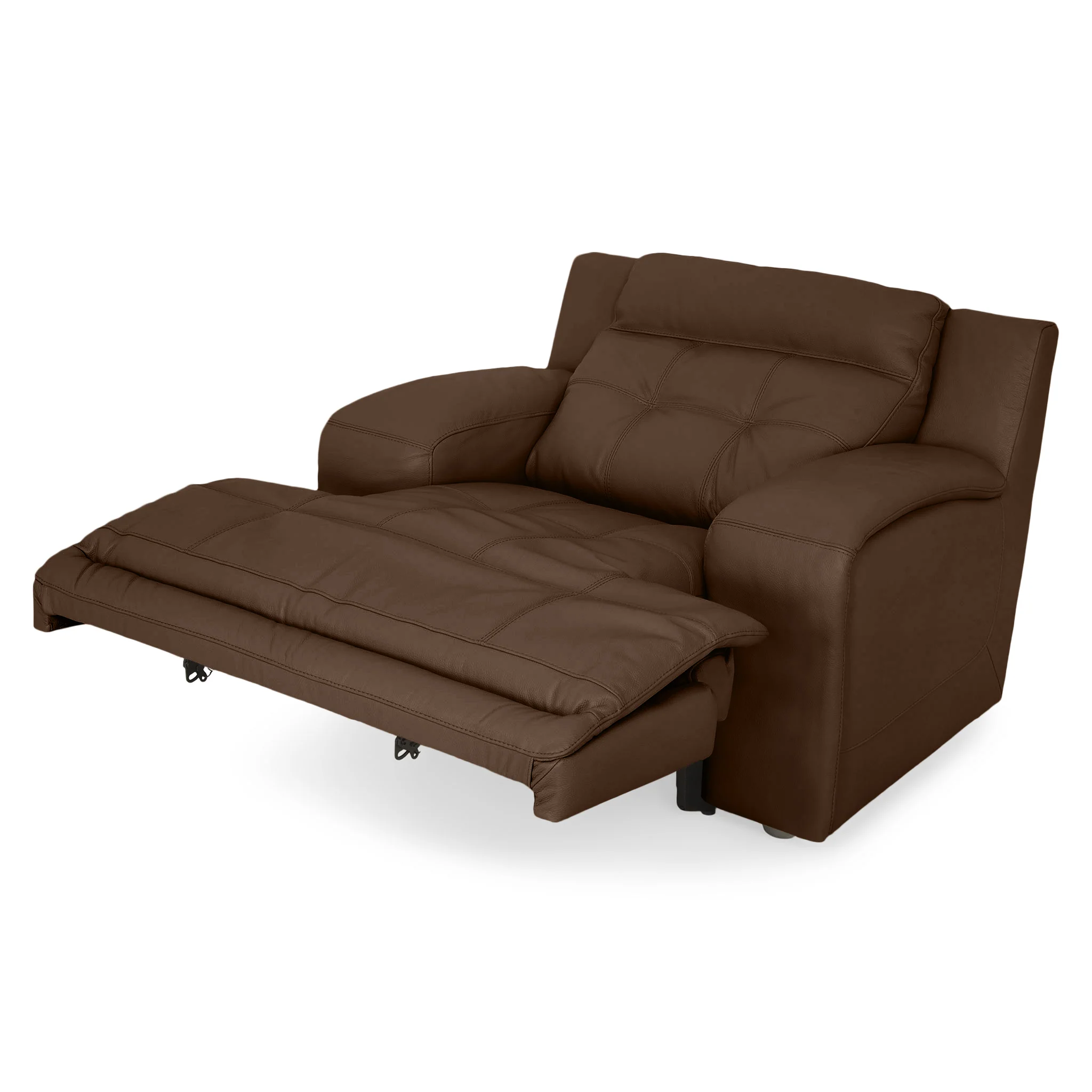 SANTIAGO Fotoliu cu recliner electric, piele - Image 54