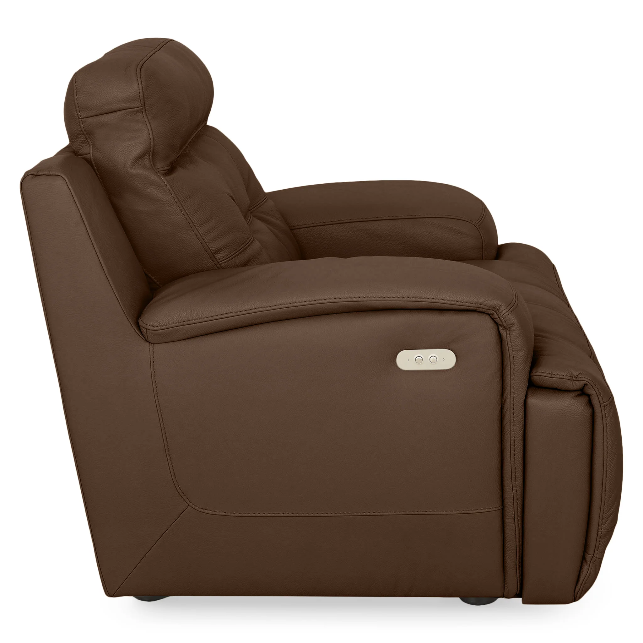 SANTIAGO Fotoliu cu recliner electric, piele - Image 55