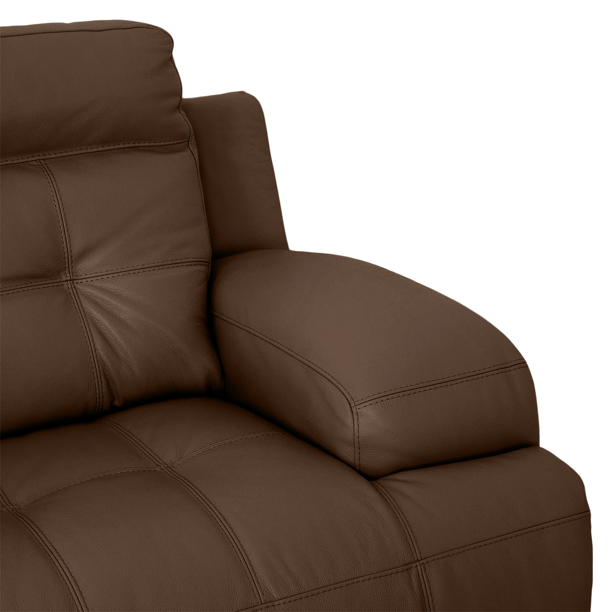 SANTIAGO Fotoliu cu recliner electric, piele - Image 59