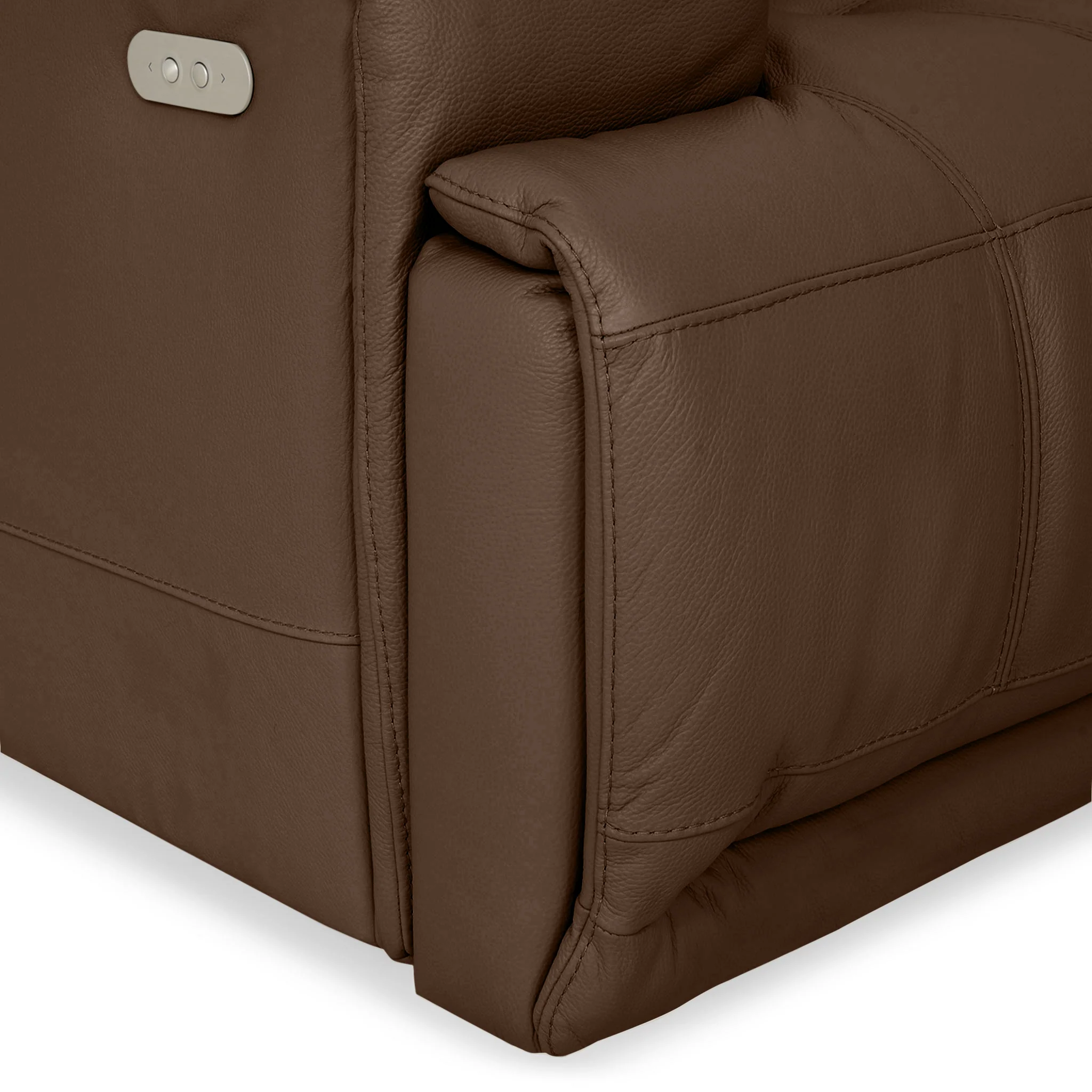 SANTIAGO Fotoliu cu recliner electric, piele - Image 60