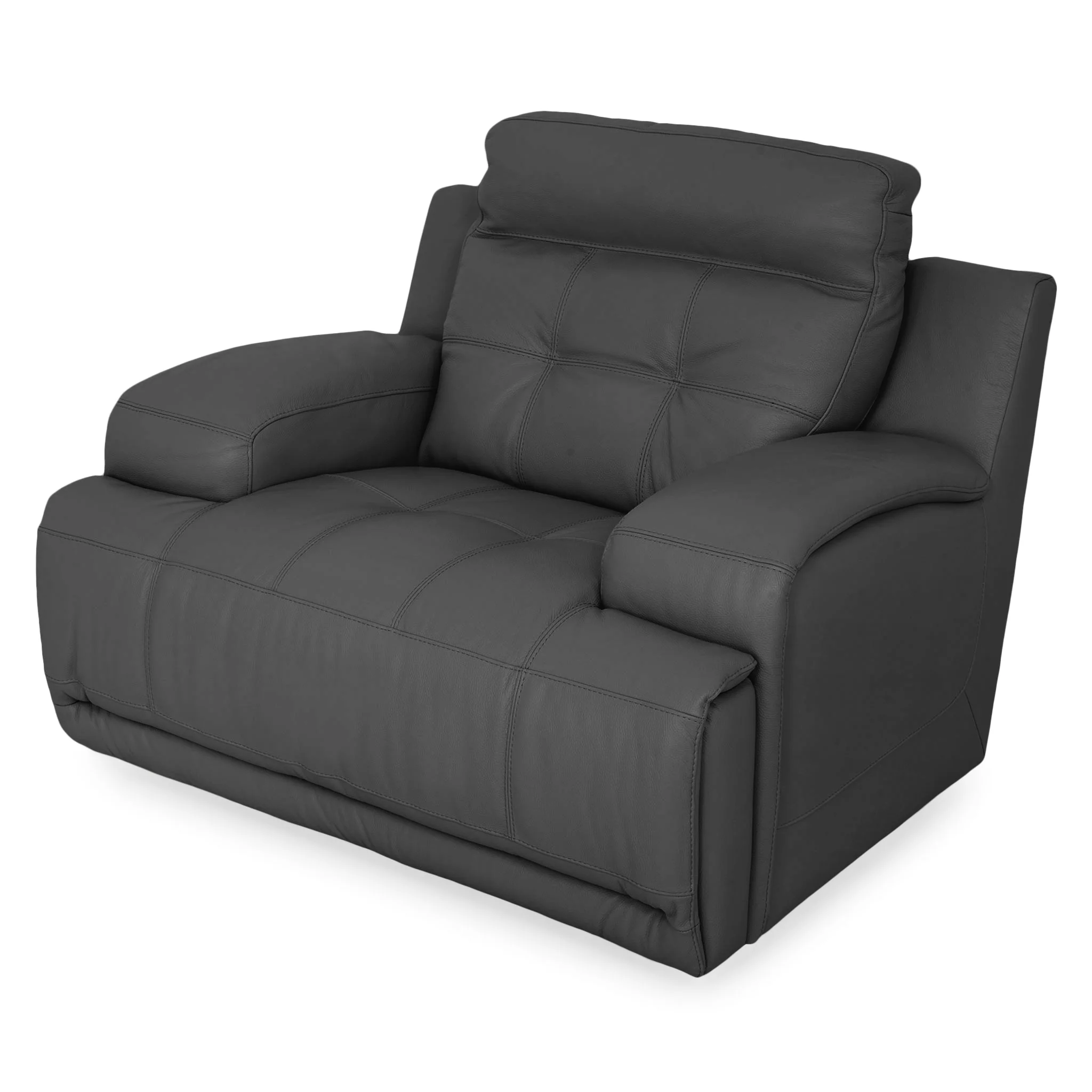 SANTIAGO Fotoliu cu recliner electric, piele - Image 62