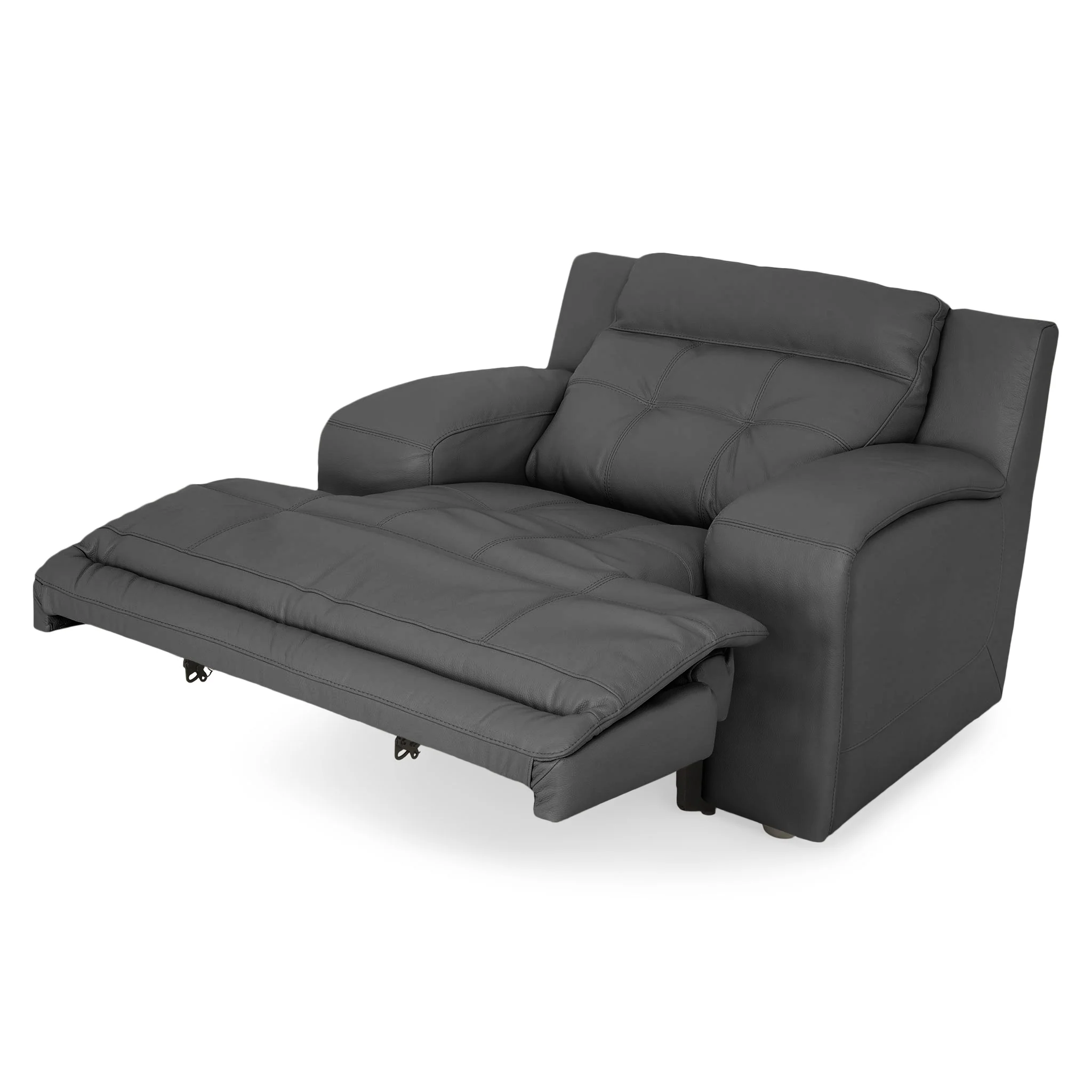SANTIAGO Fotoliu cu recliner electric, piele - Image 63