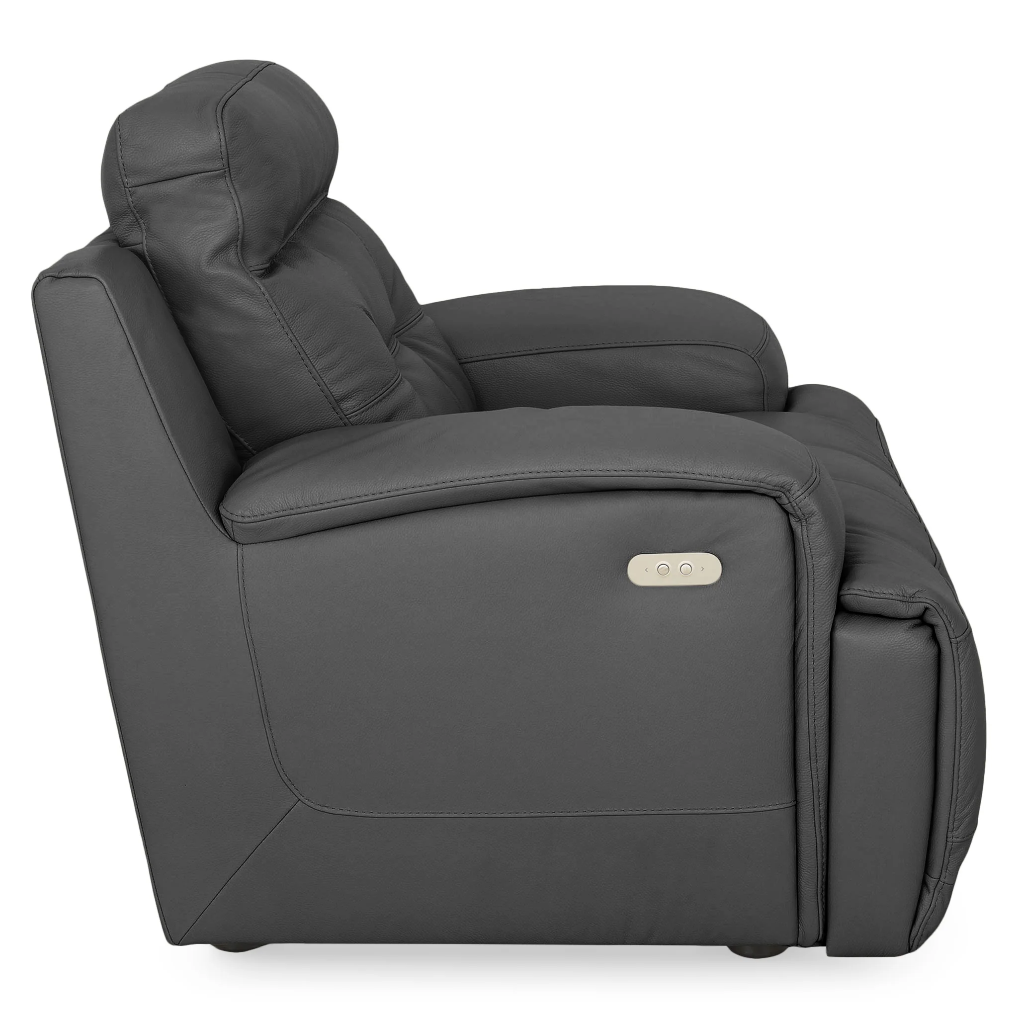 SANTIAGO Fotoliu cu recliner electric, piele - Image 64