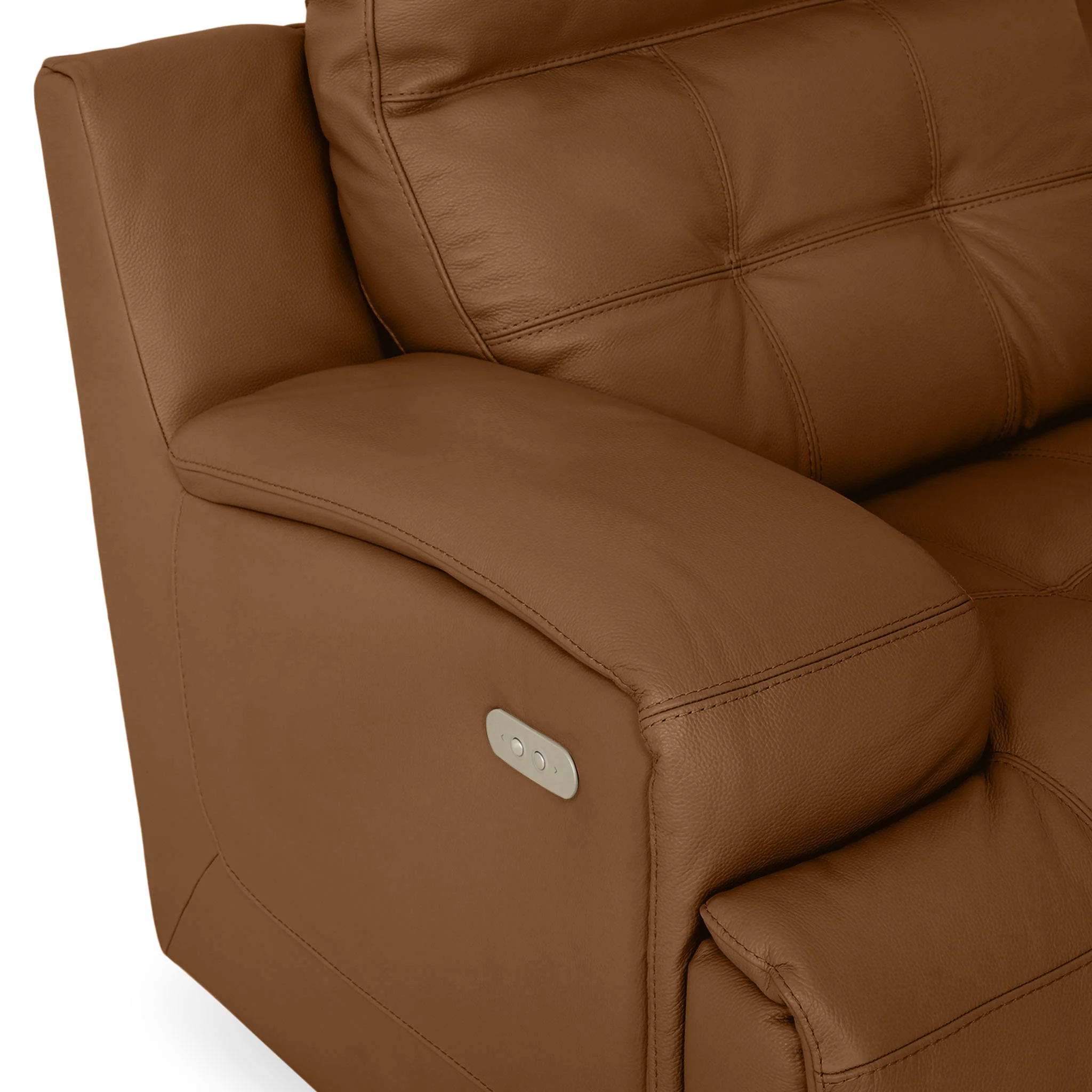 SANTIAGO Fotoliu cu recliner electric, piele - Image 76