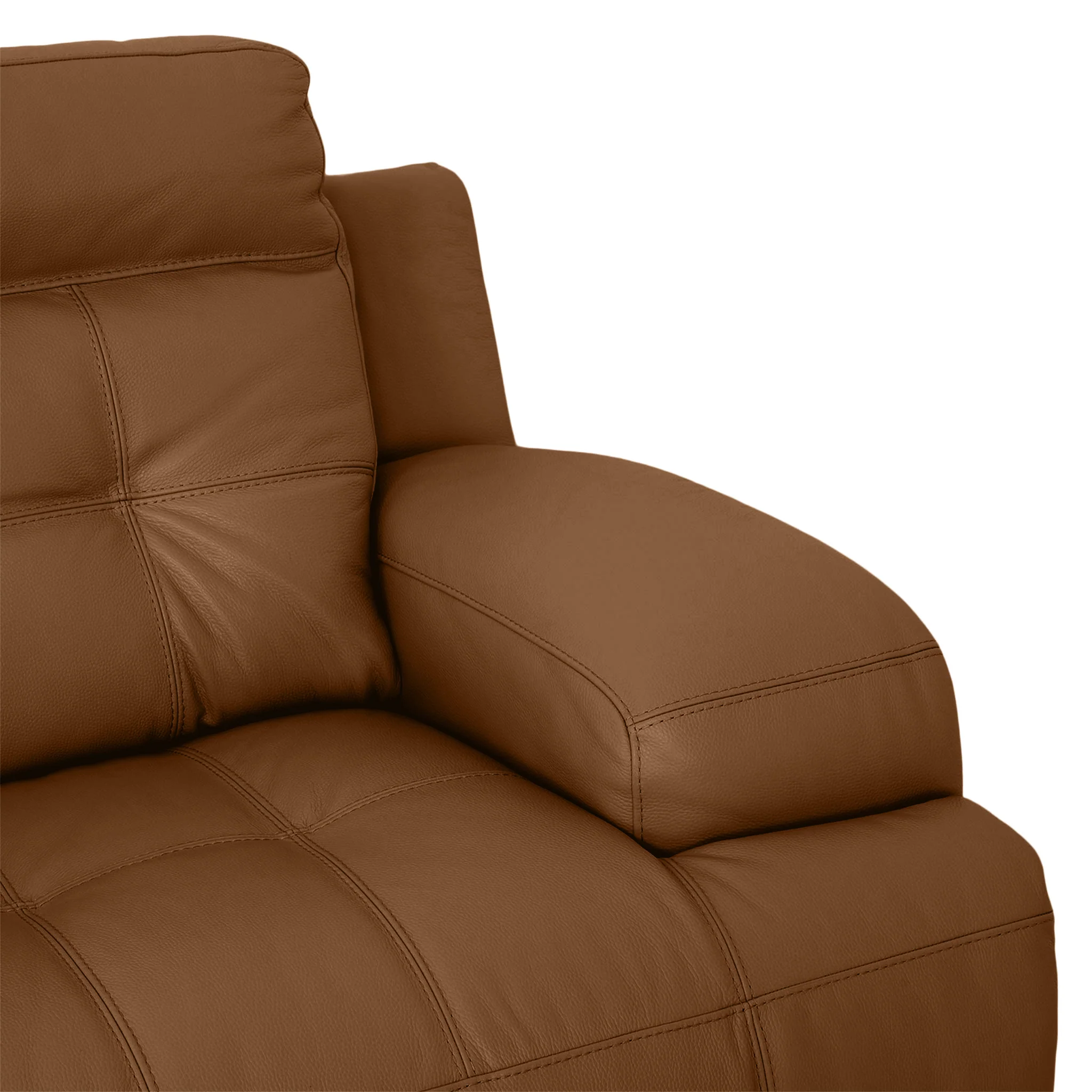 SANTIAGO Fotoliu cu recliner electric, piele - Image 77